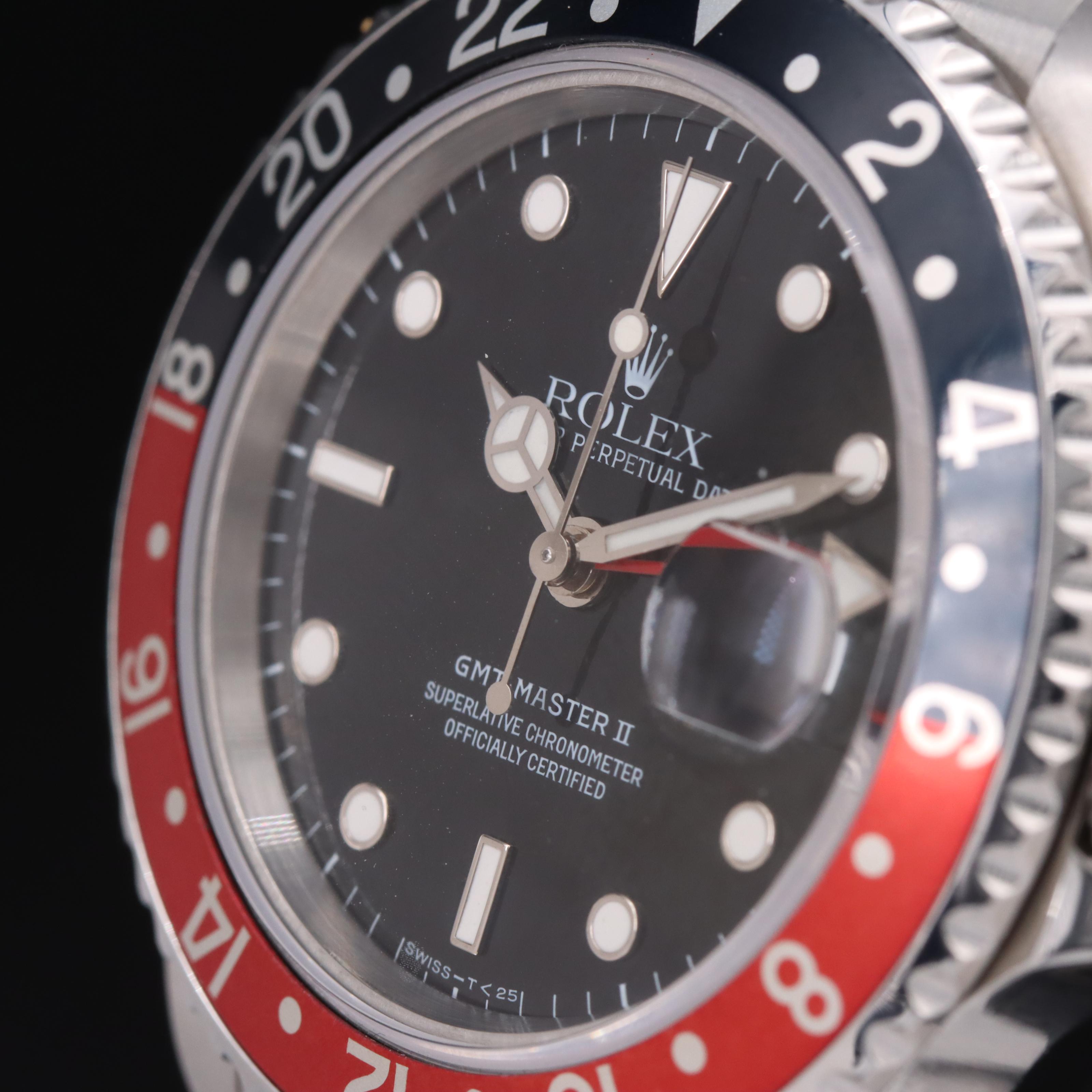 1991 Rolex GMT-Master II "Coke" Bezel Watch