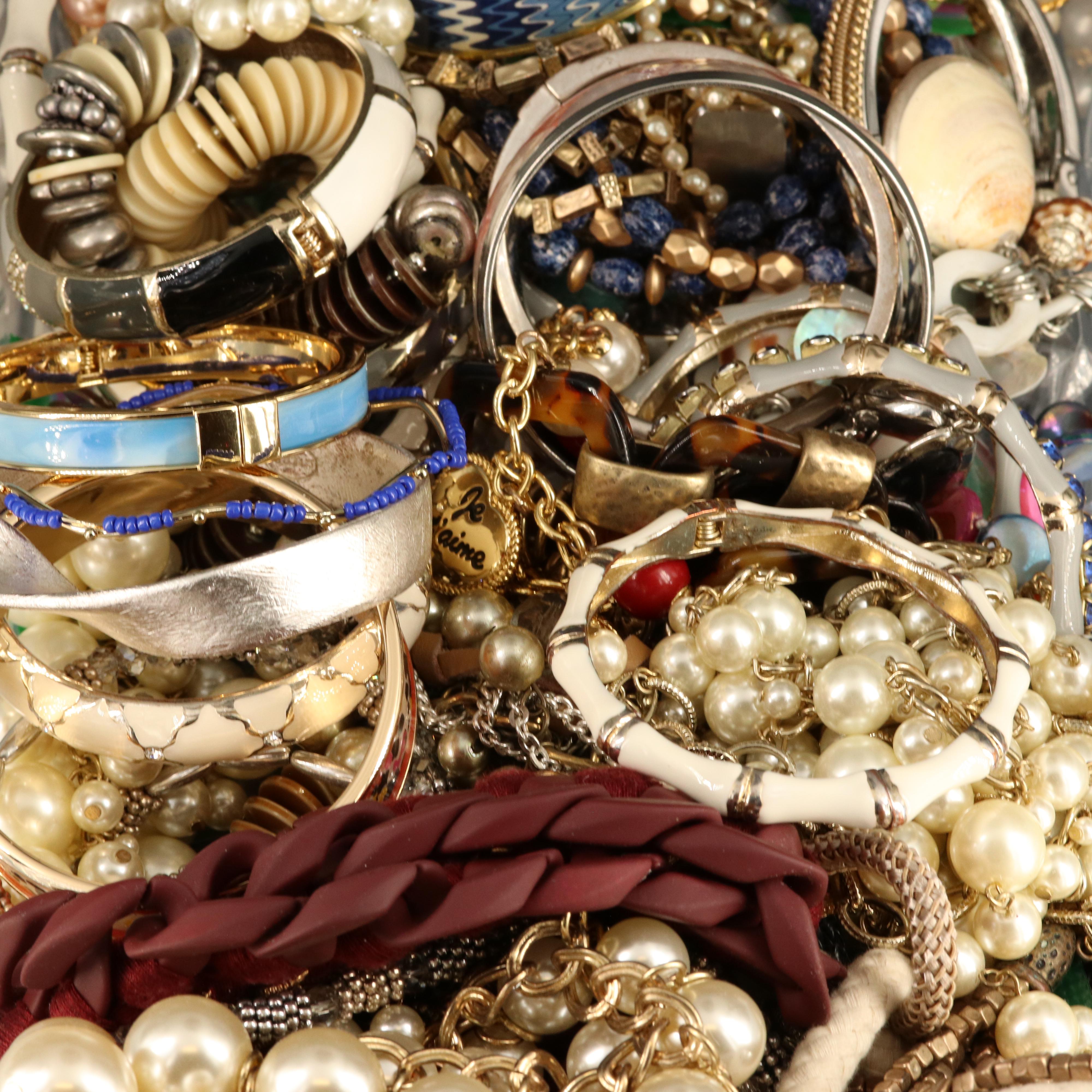 Horn, Shell and Rhinestones Featured in Jewelry Collection