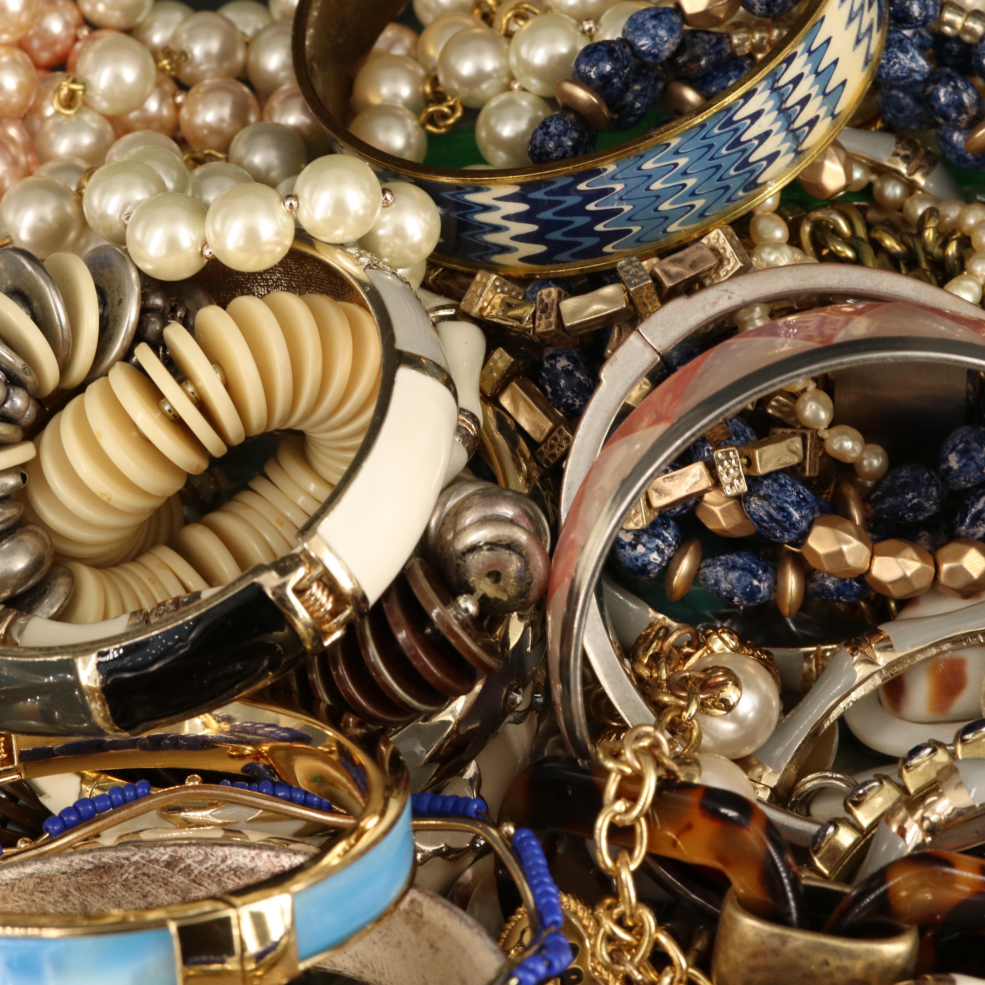 Horn, Shell and Rhinestones Featured in Jewelry Collection
