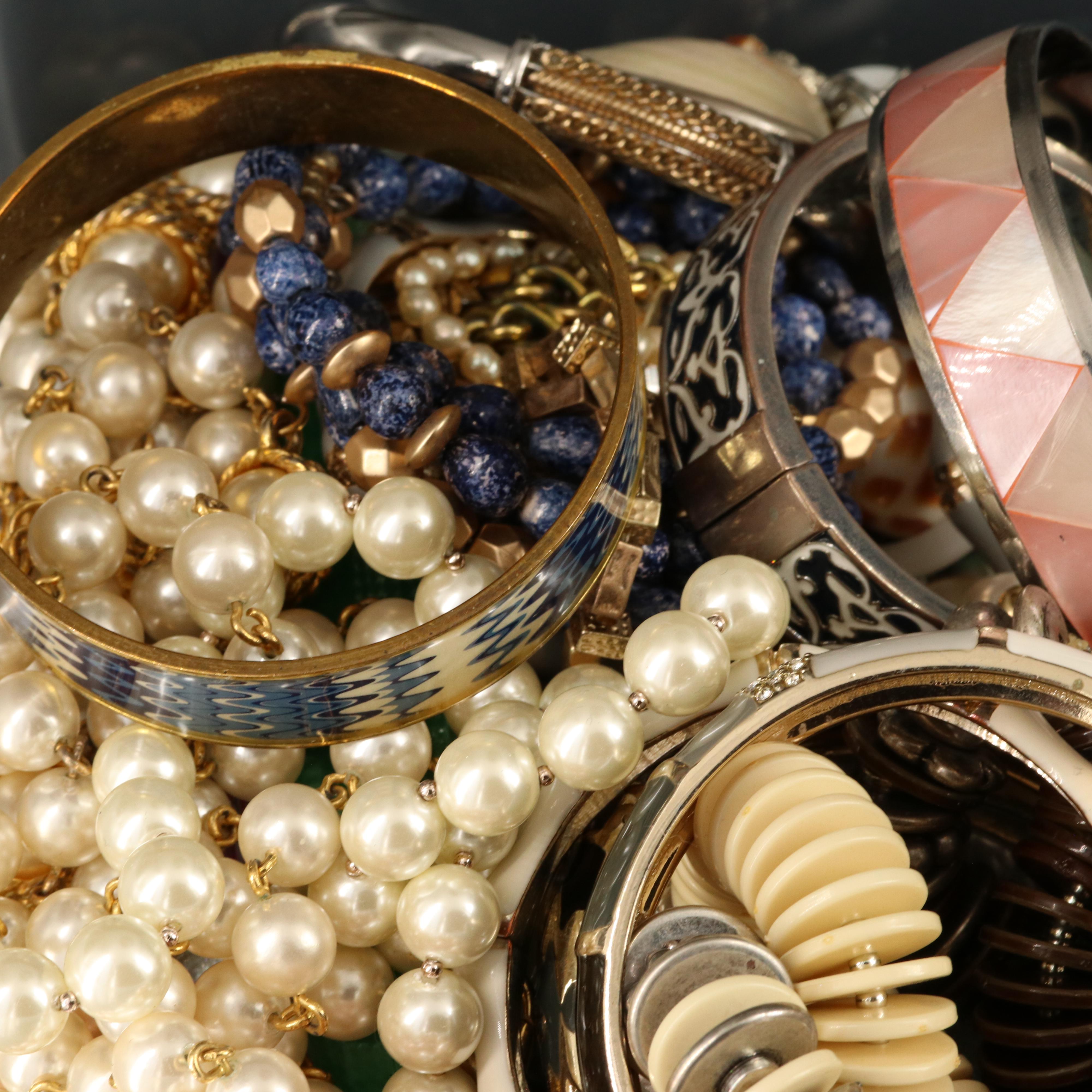 Horn, Shell and Rhinestones Featured in Jewelry Collection