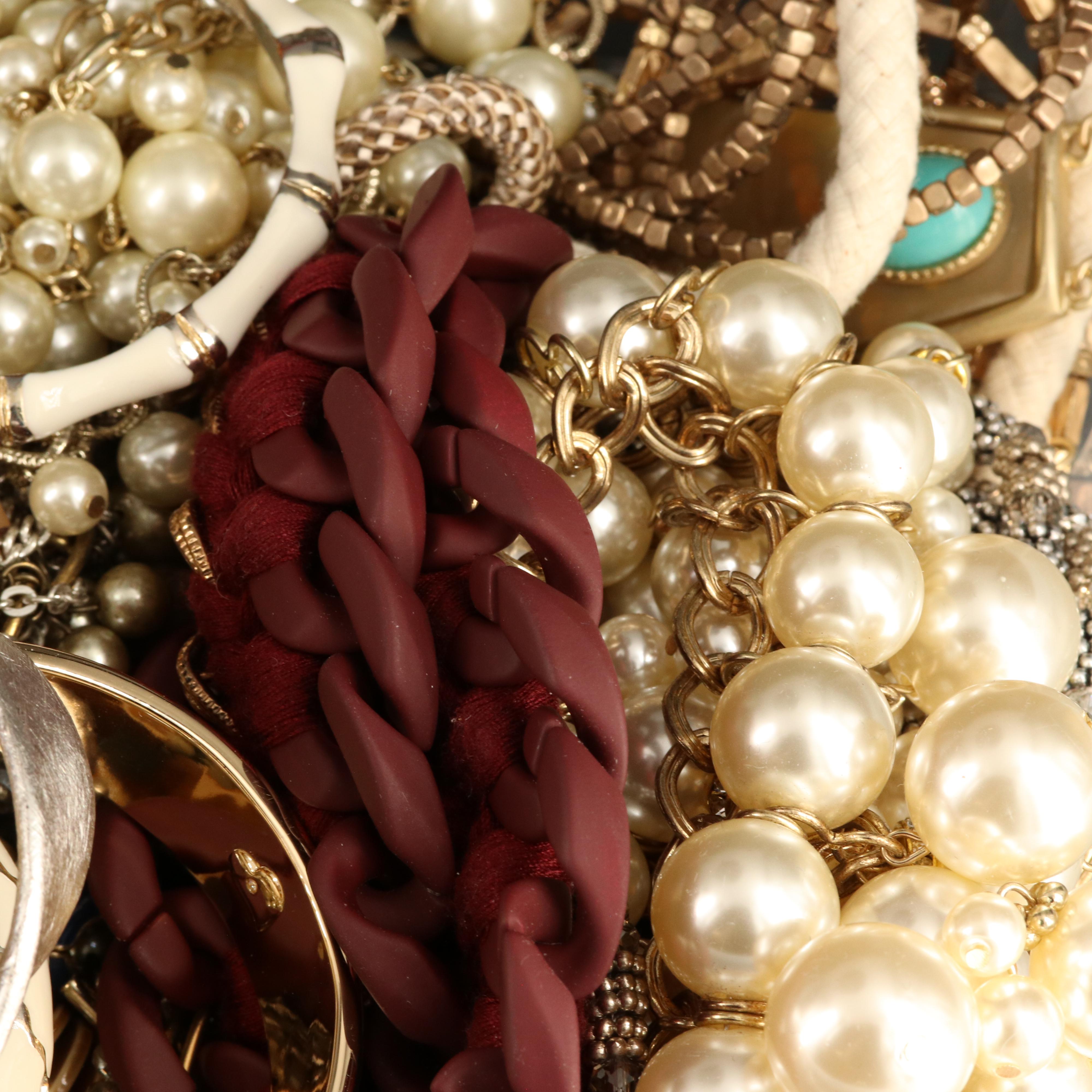 Horn, Shell and Rhinestones Featured in Jewelry Collection