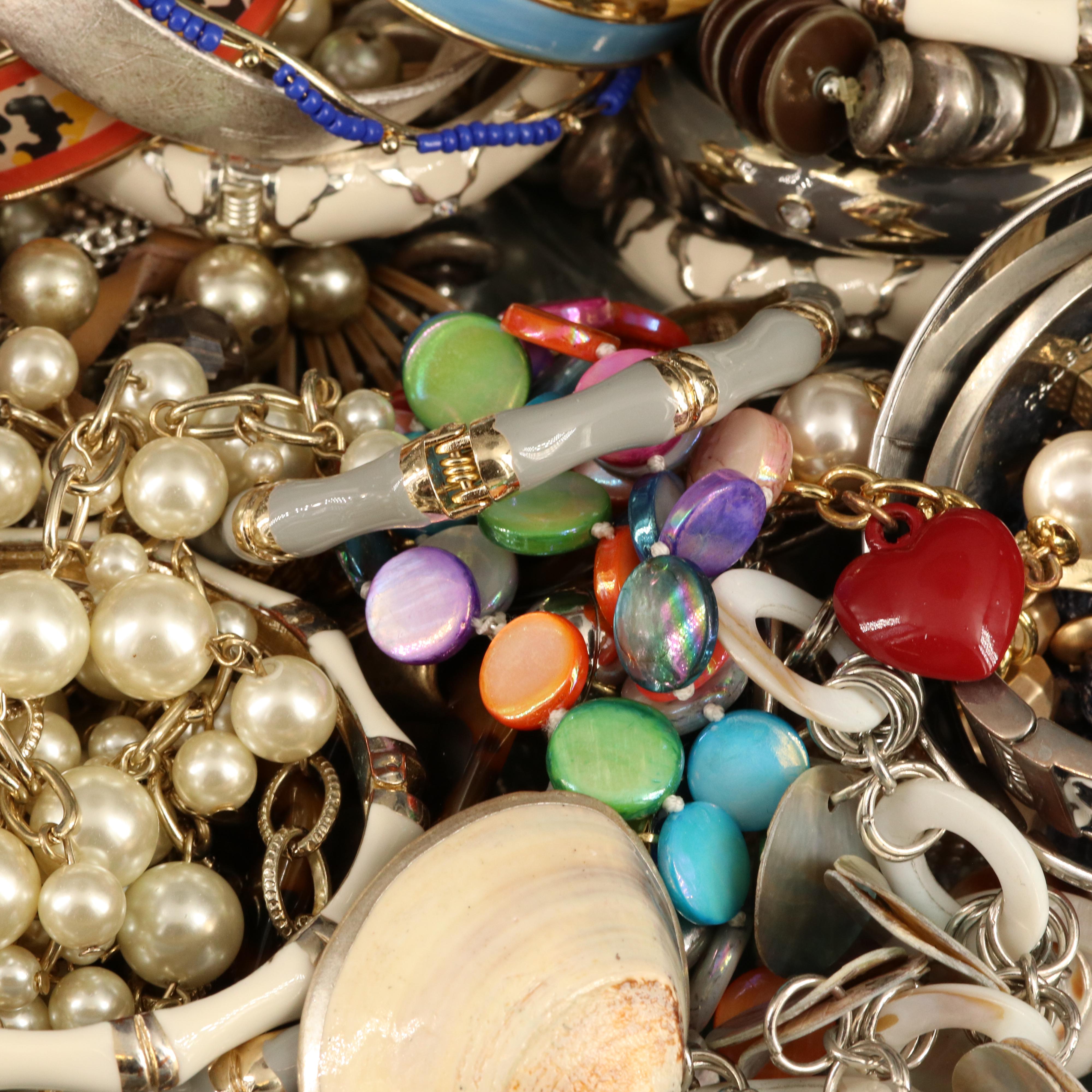 Horn, Shell and Rhinestones Featured in Jewelry Collection