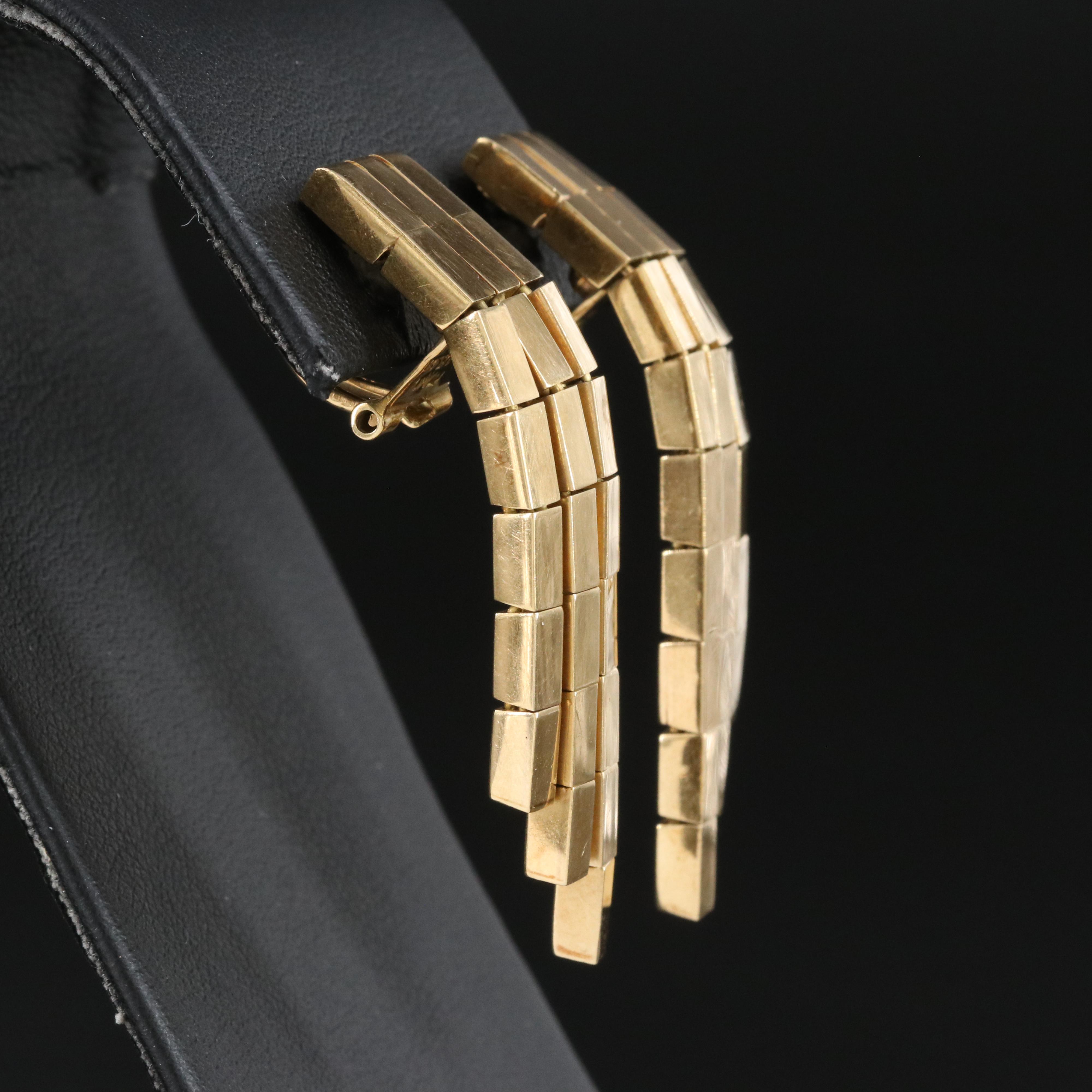 Italian 18K Fringe Earrings