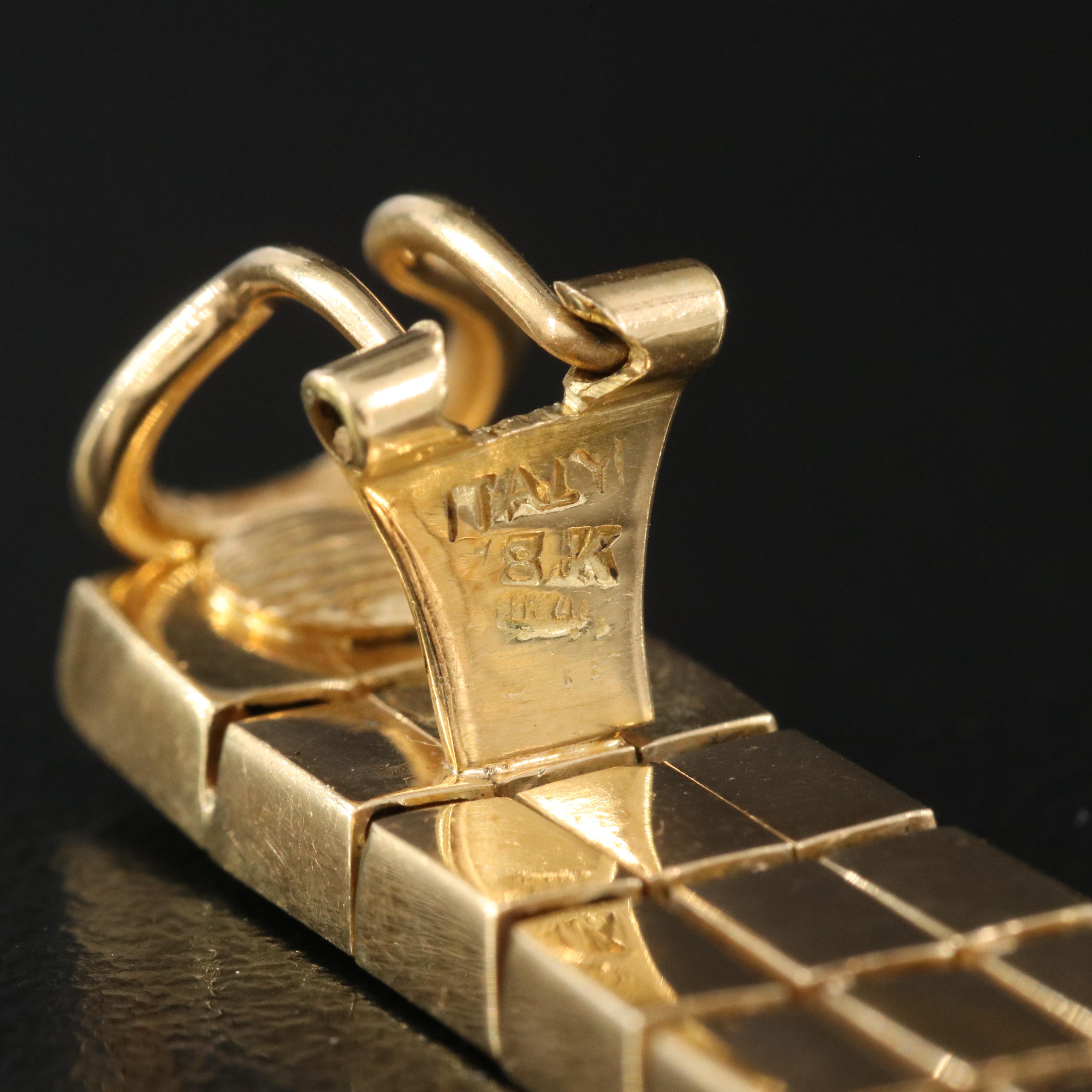 Italian 18K Fringe Earrings