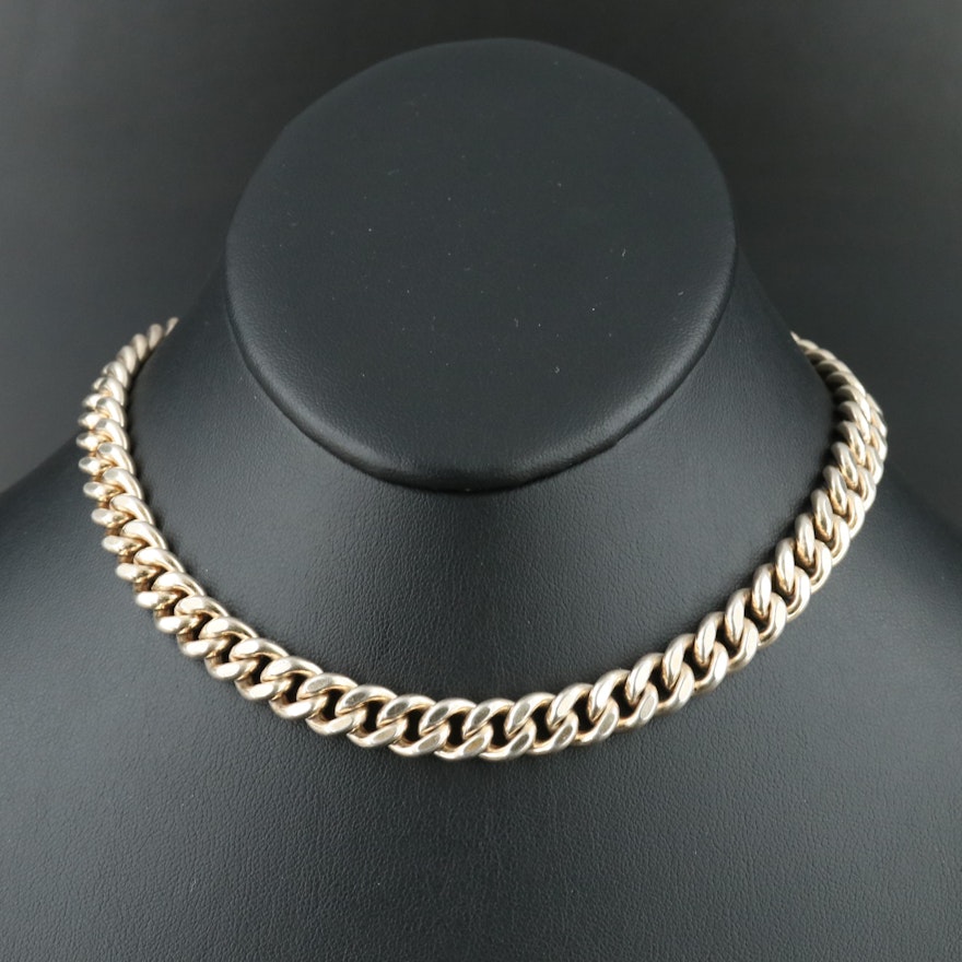 Sterling Cuban Link Necklace