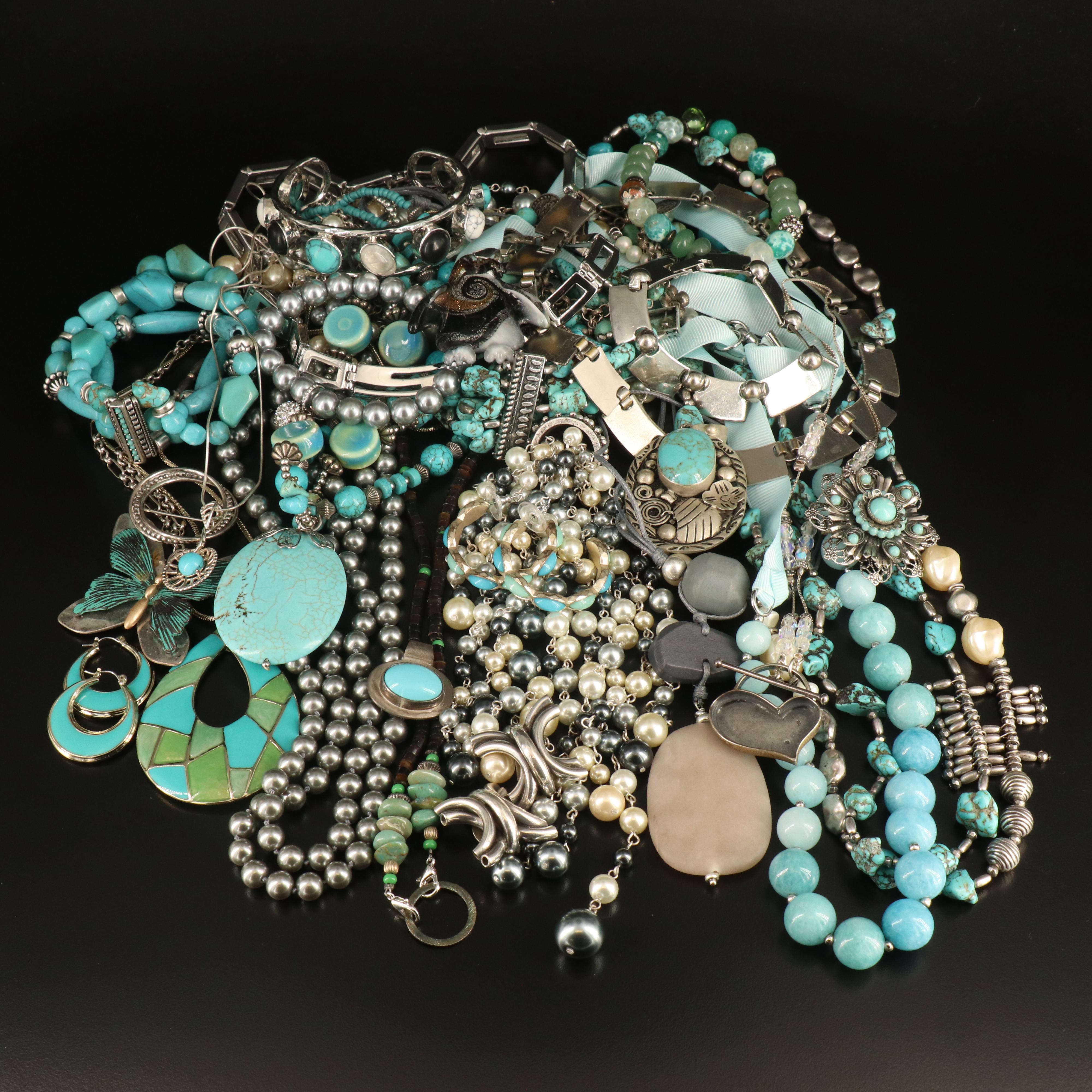 Turquoise, Aventurine and Sterling Featured in Jewelry Collection