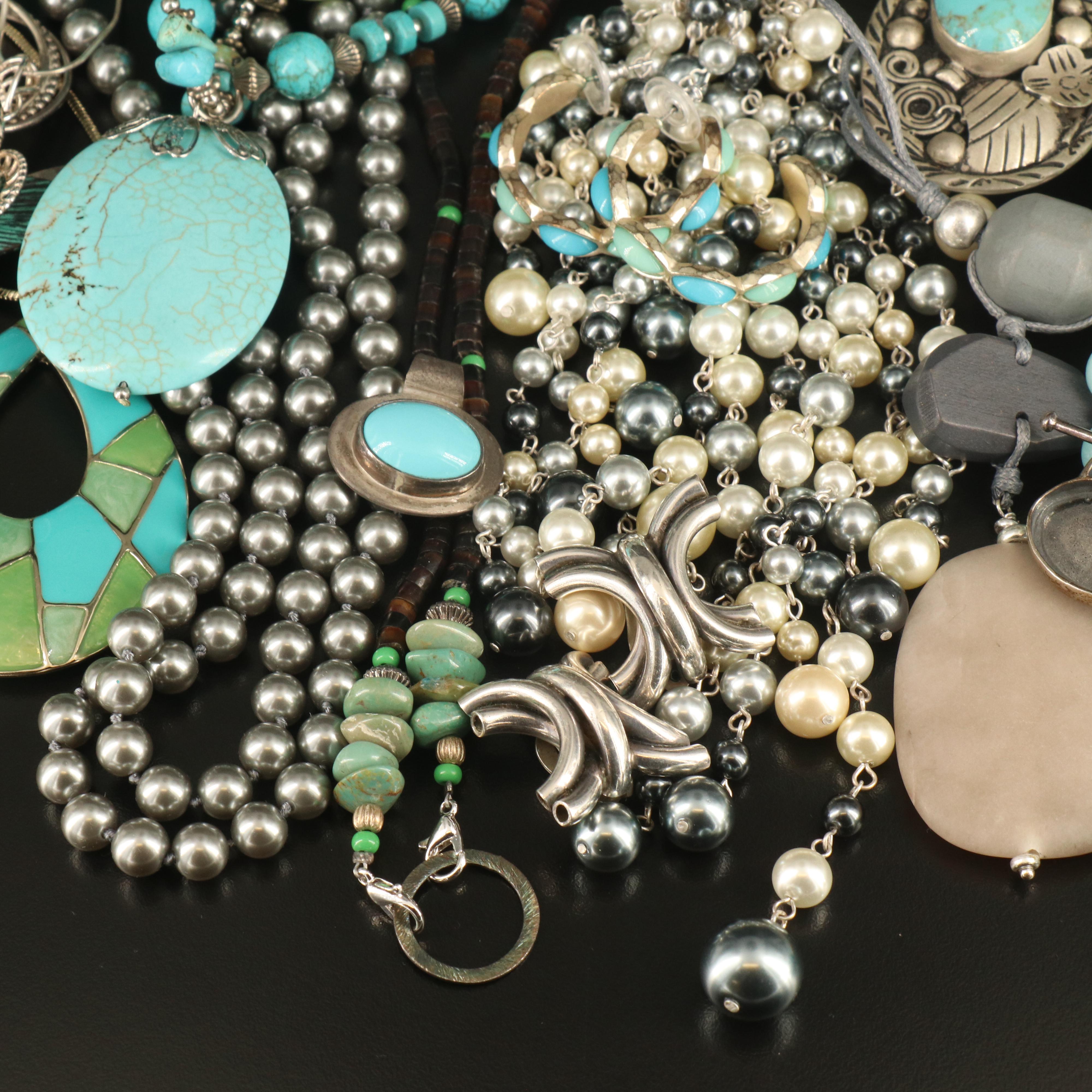 Turquoise, Aventurine and Sterling Featured in Jewelry Collection