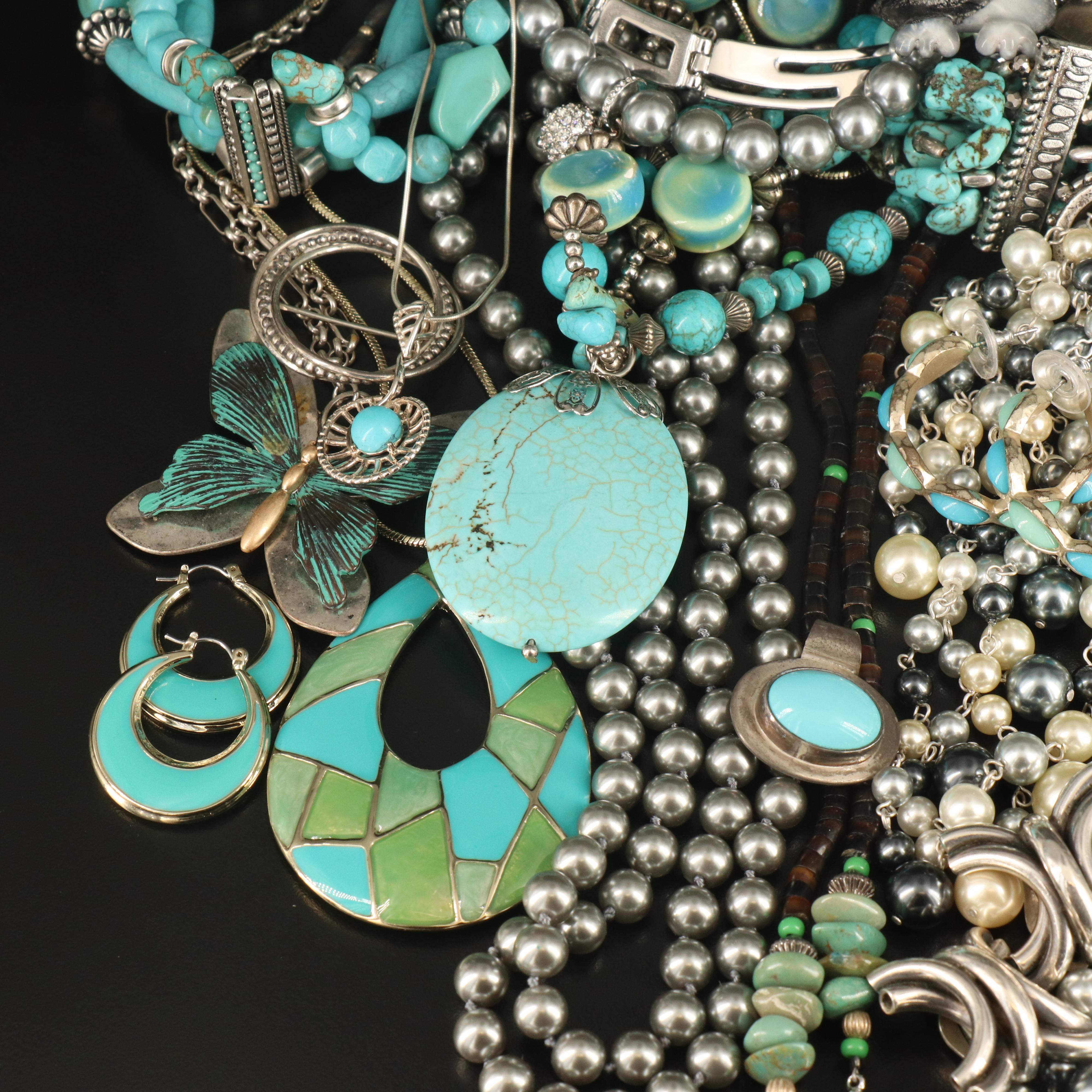 Turquoise, Aventurine and Sterling Featured in Jewelry Collection