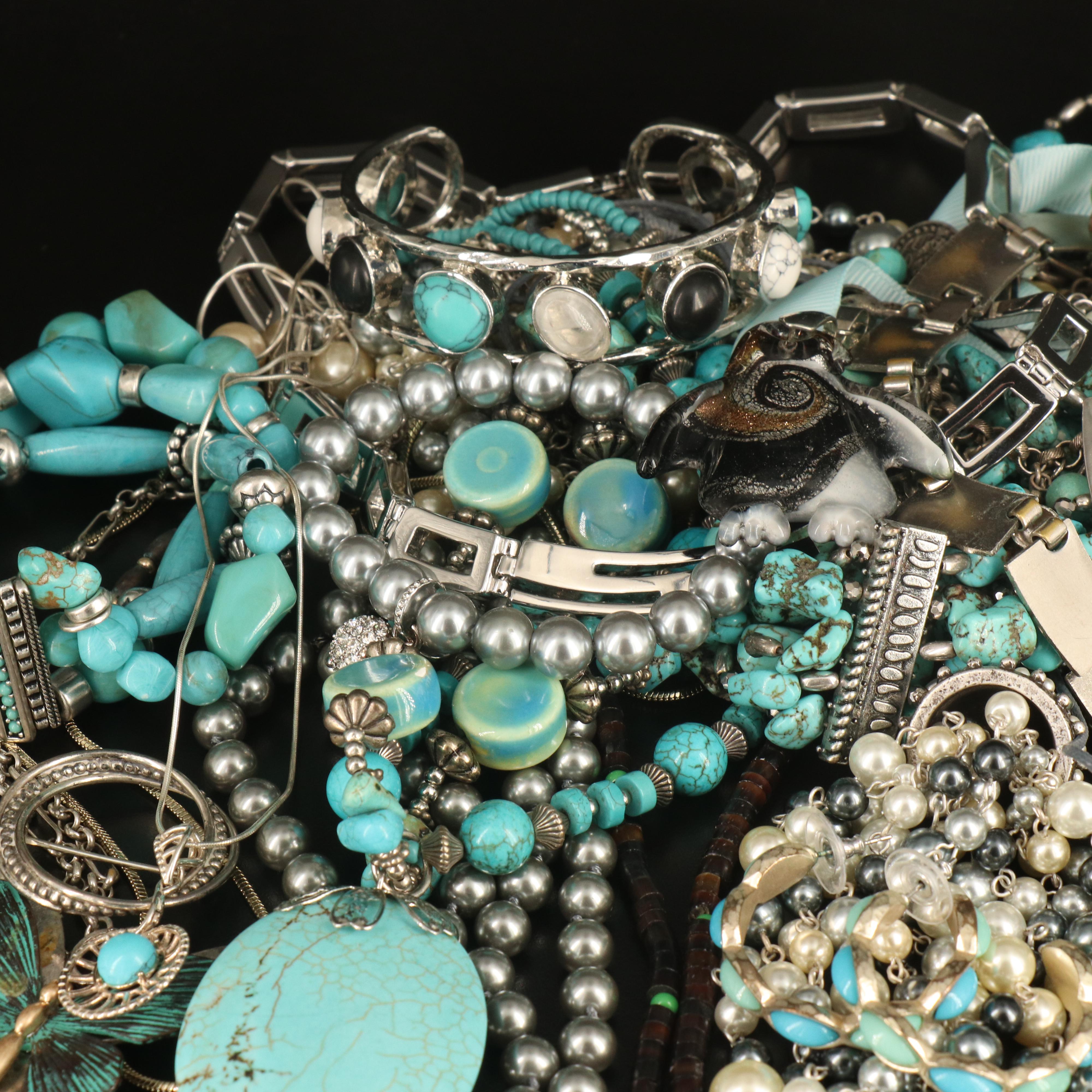Turquoise, Aventurine and Sterling Featured in Jewelry Collection