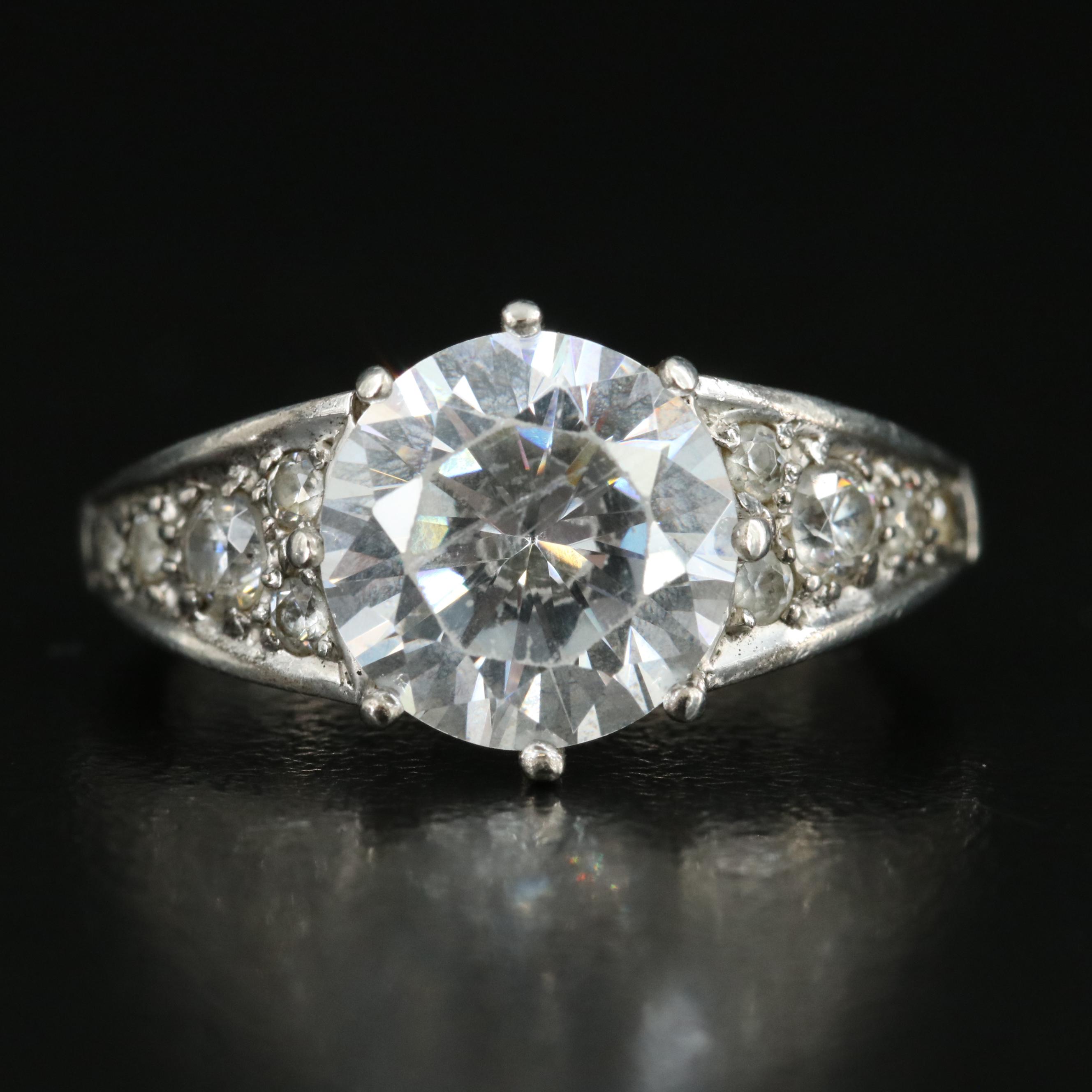 Sterling Cubic Zirconia Ring
