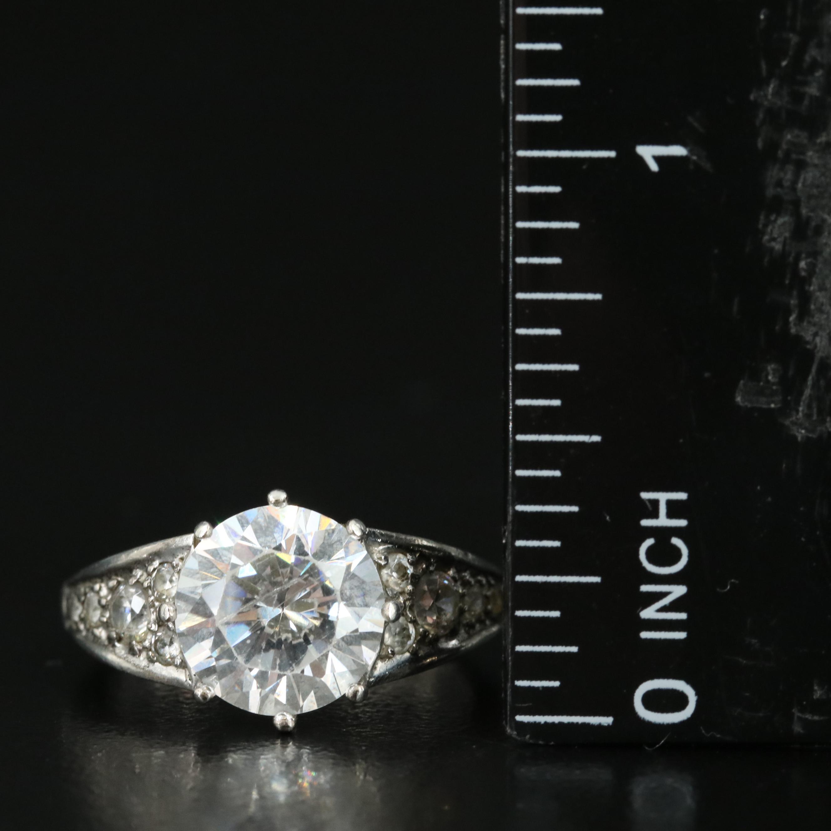 Sterling Cubic Zirconia Ring