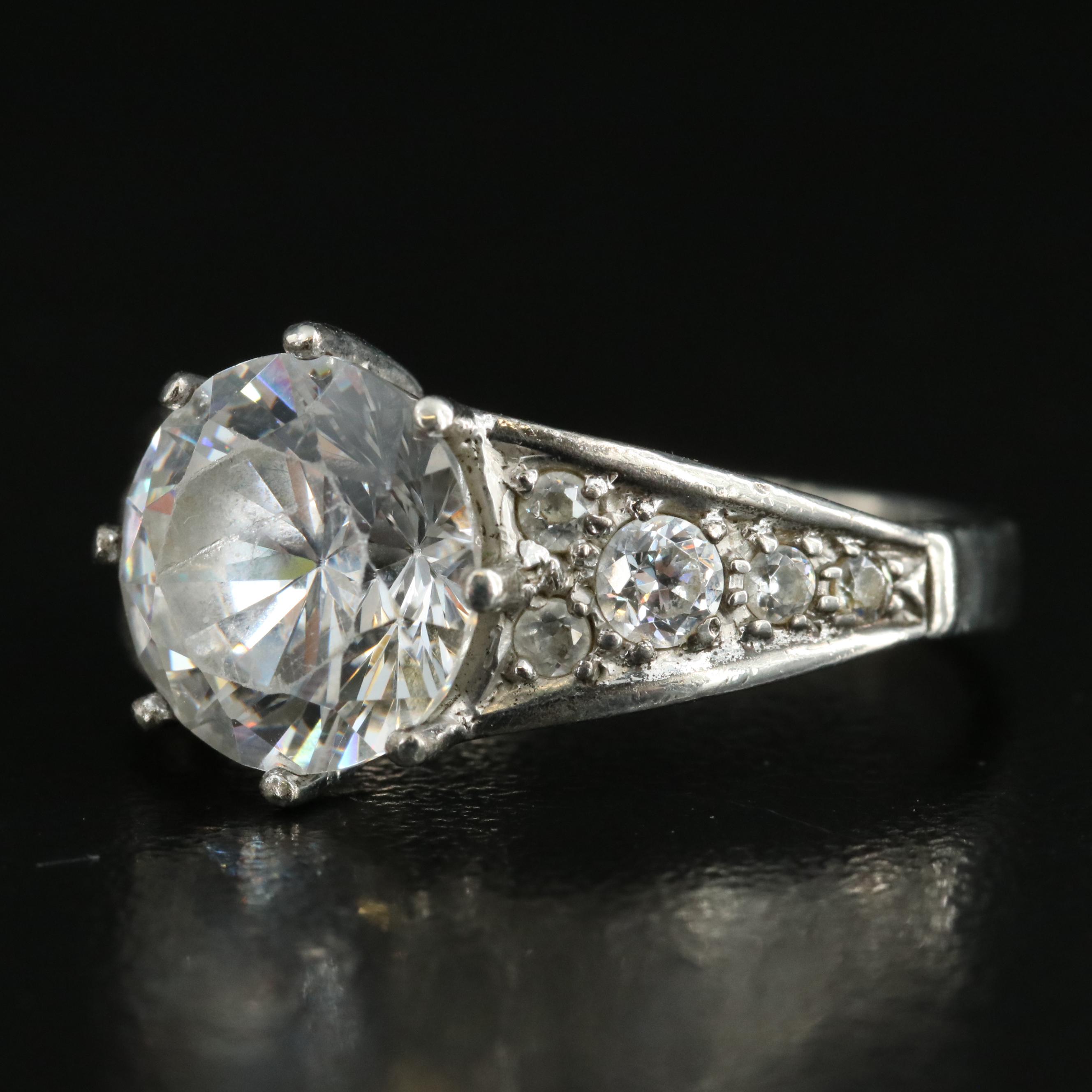 Sterling Cubic Zirconia Ring