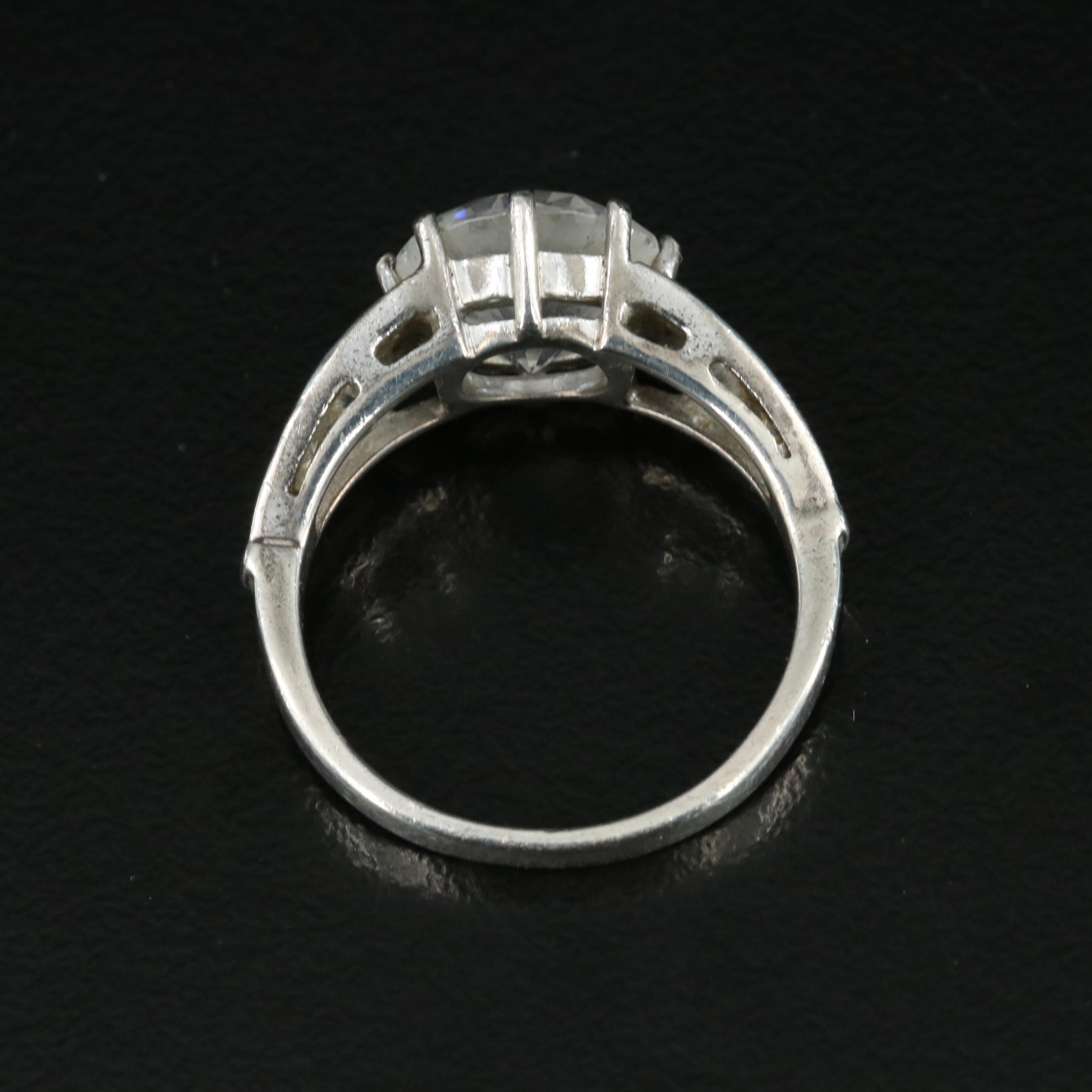 Sterling Cubic Zirconia Ring