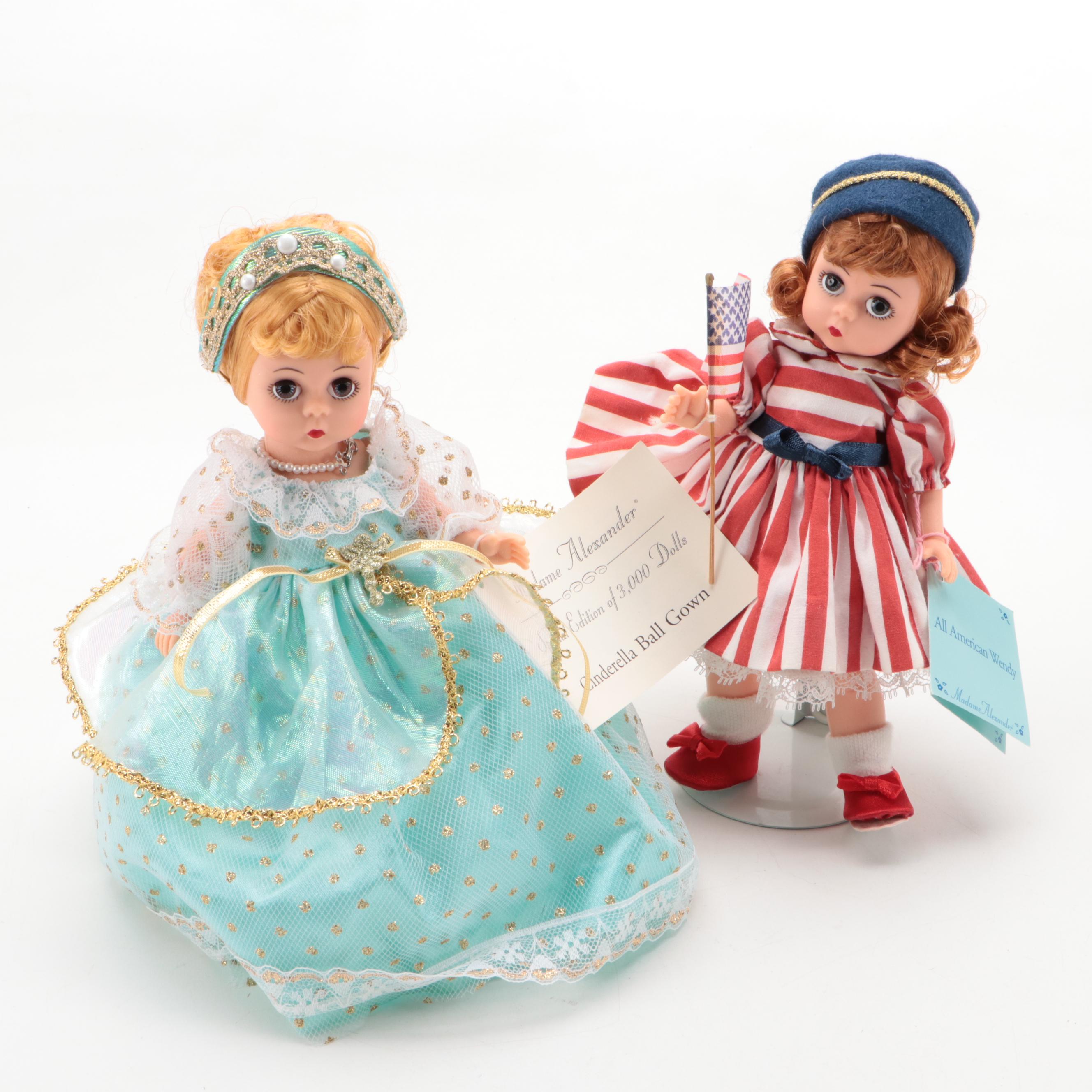"Cinderella" and Other Madame Alexander Special Edition and Effanbee Dolls