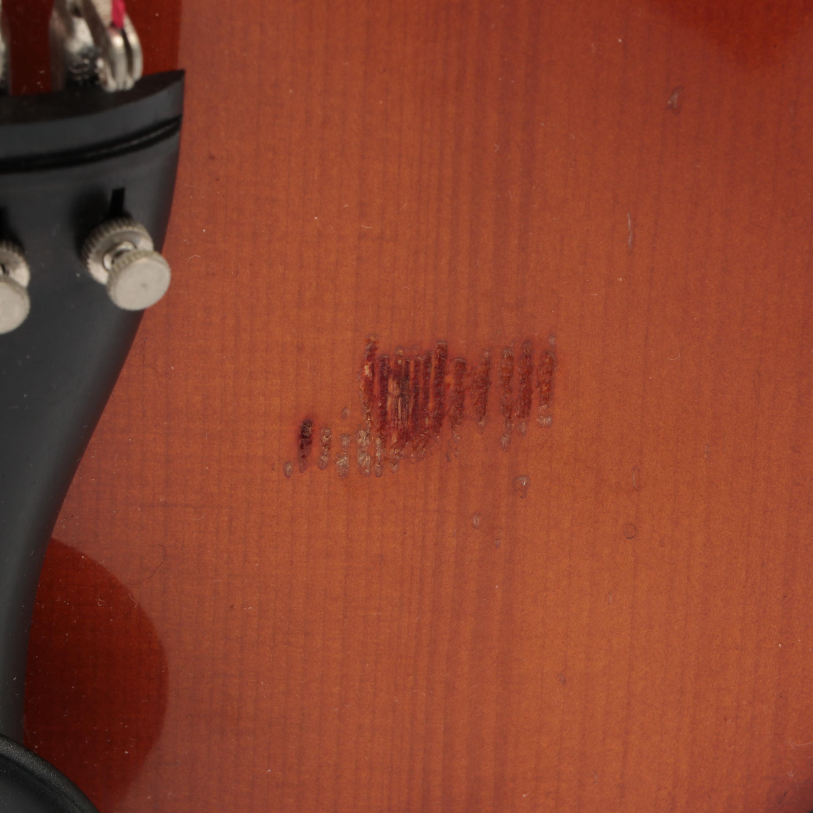 Wm. Lewis & Son Spruce, Maple, and Ebony Viola with Bow and Case