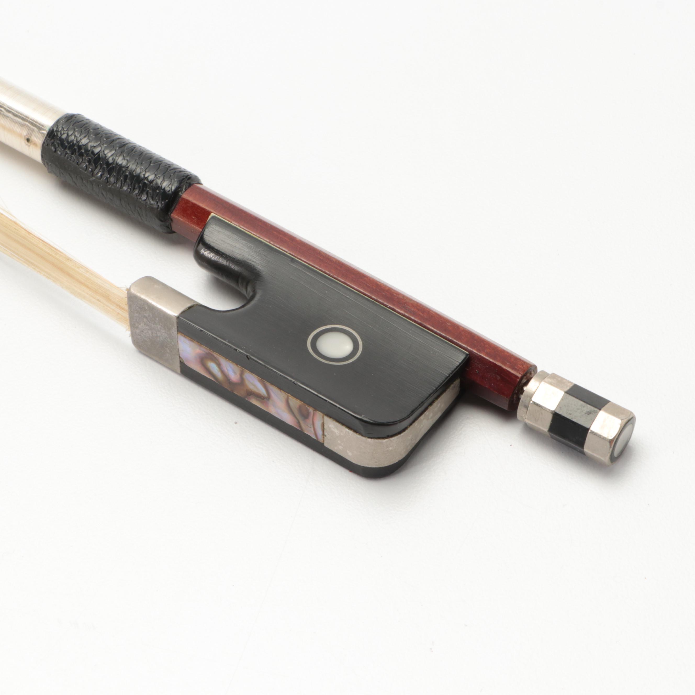 Wm. Lewis & Son Spruce, Maple, and Ebony Viola with Bow and Case