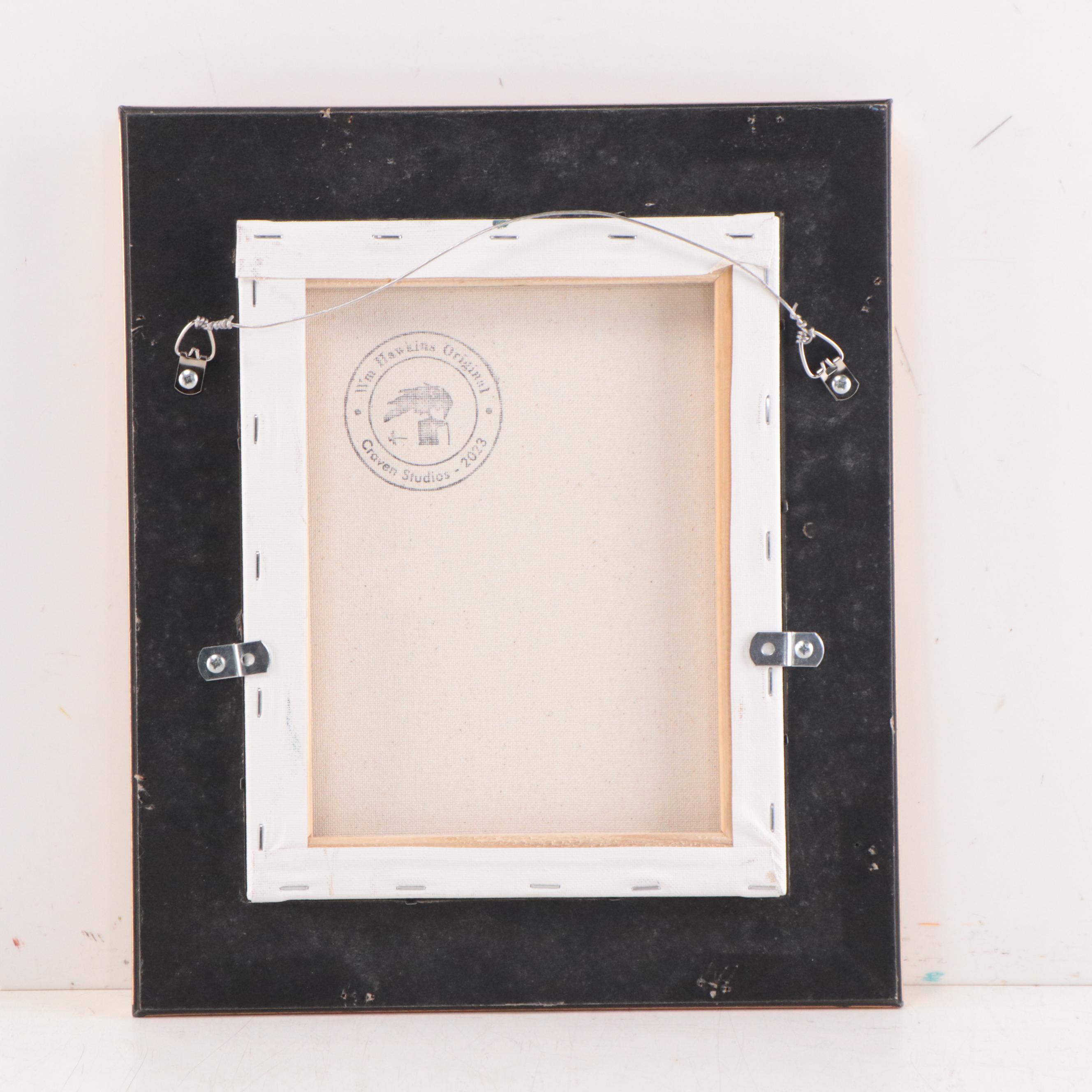 William Hawkins Nocturne Landscape Oil Painting, 2023