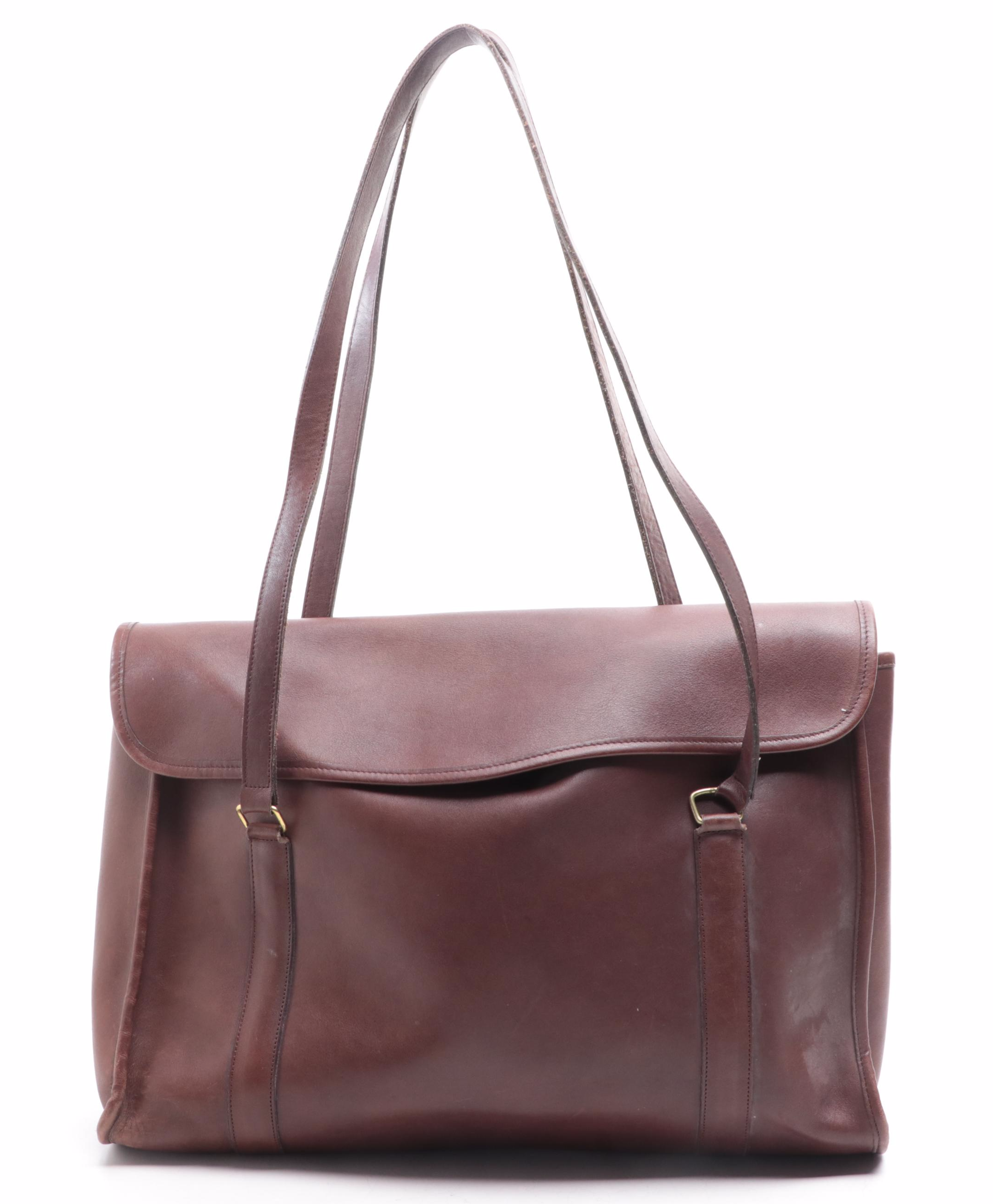 Coach Flap Front Shoulder Satchel in Glove Tanned Leather