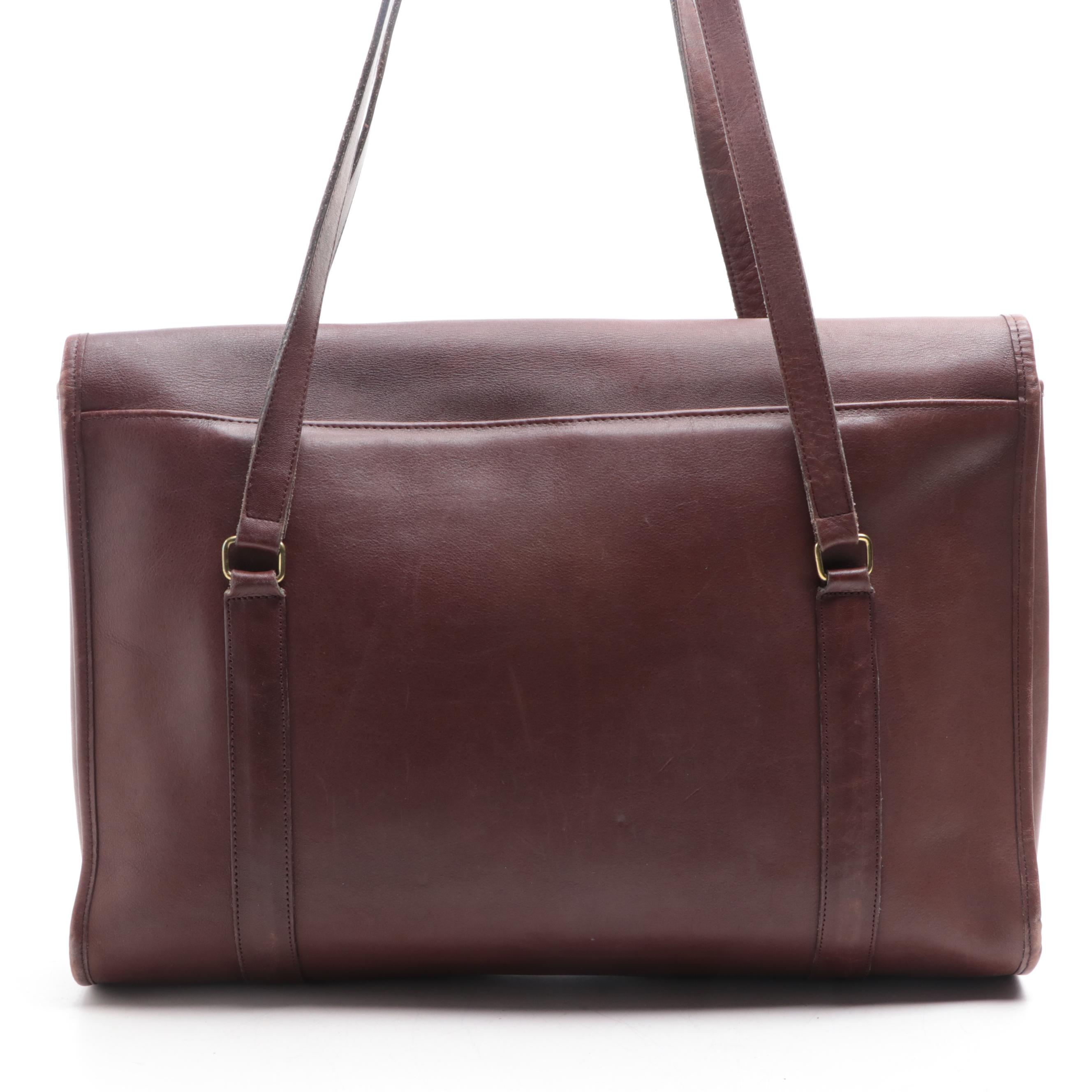 Coach Flap Front Shoulder Satchel in Glove Tanned Leather