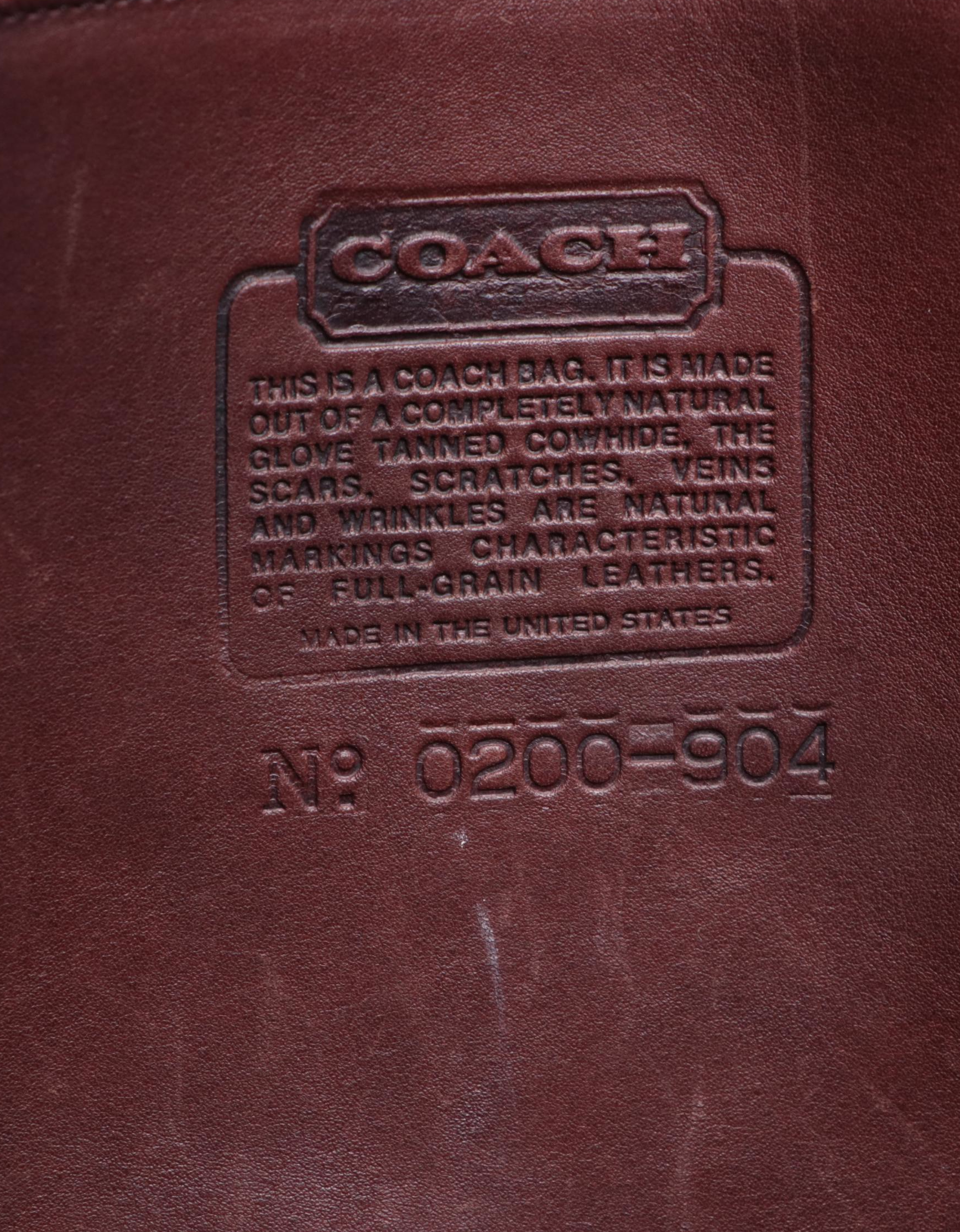 Coach Flap Front Shoulder Satchel in Glove Tanned Leather