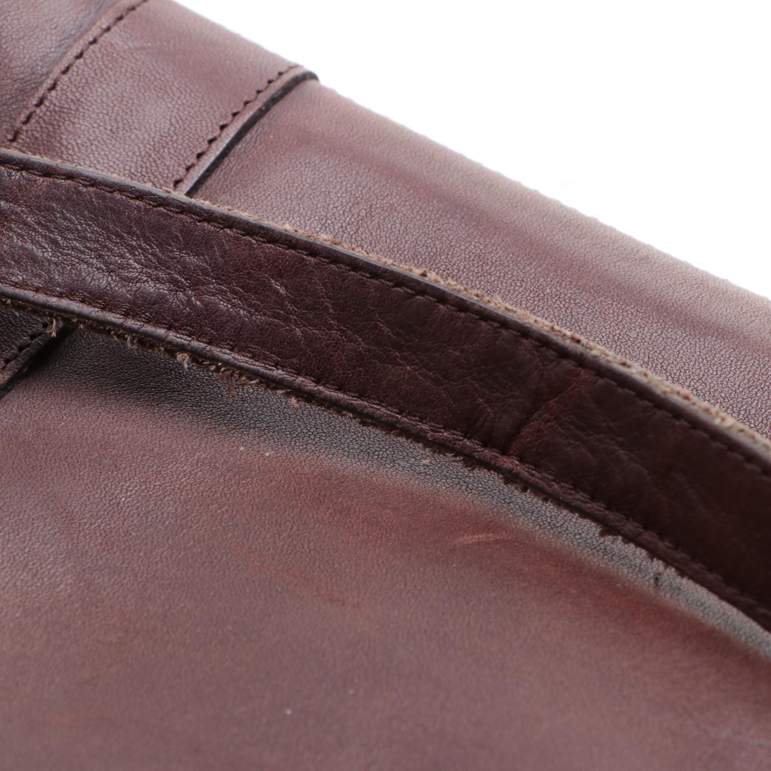 Coach Flap Front Shoulder Satchel in Glove Tanned Leather