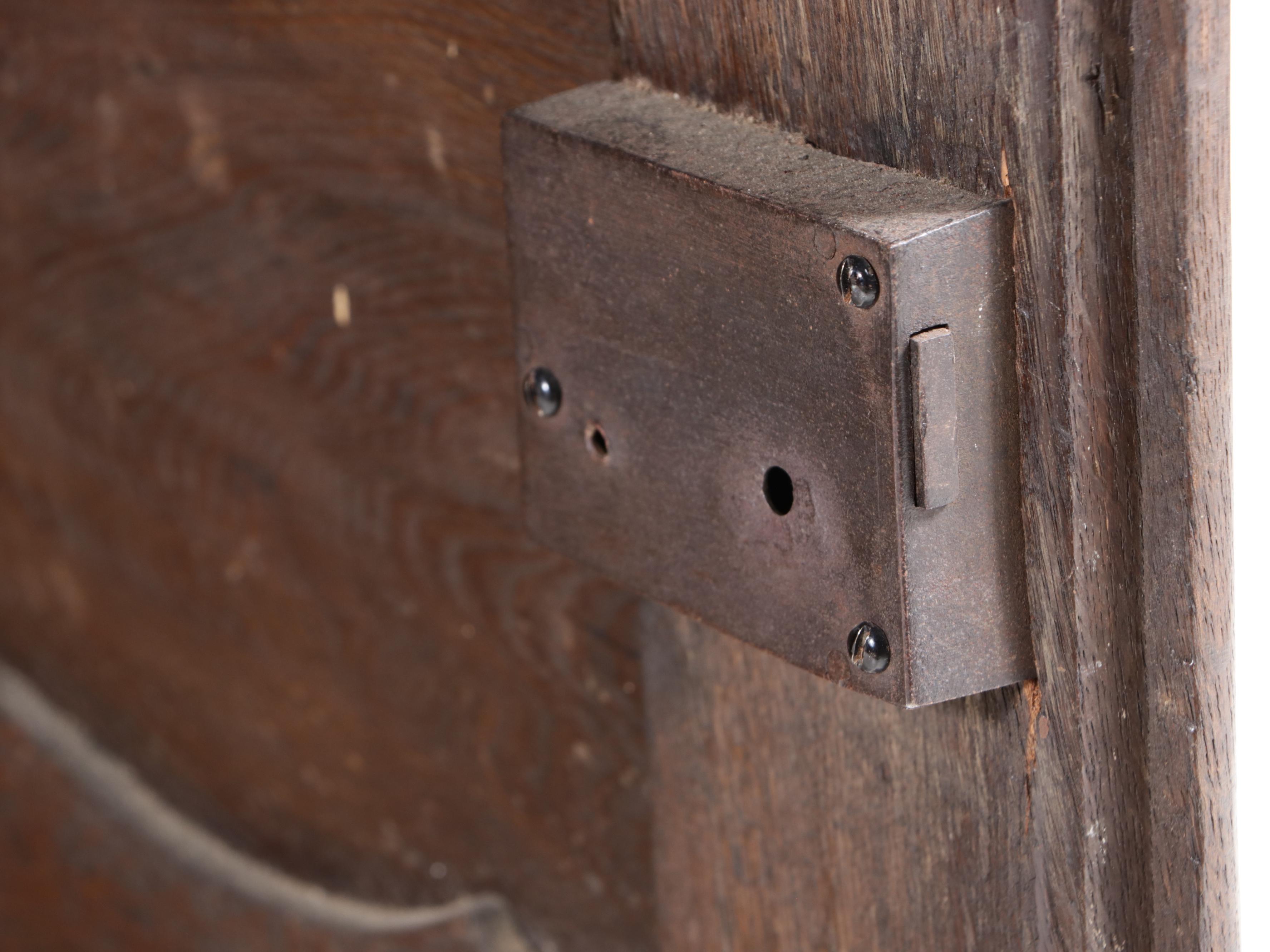 French Provincial Oak Armoire, 19th Century
