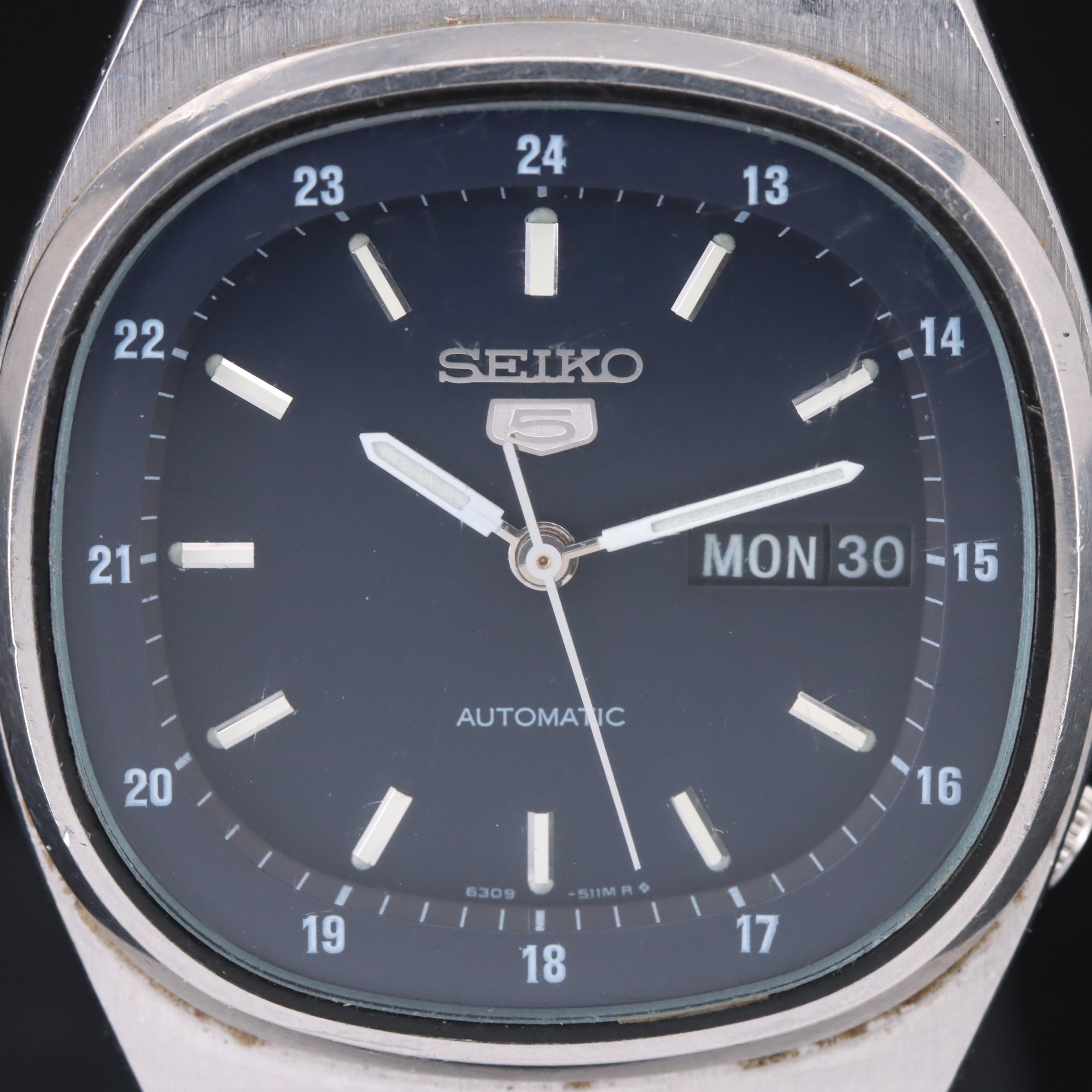 Seiko 5 Day-Date Automatic Watch