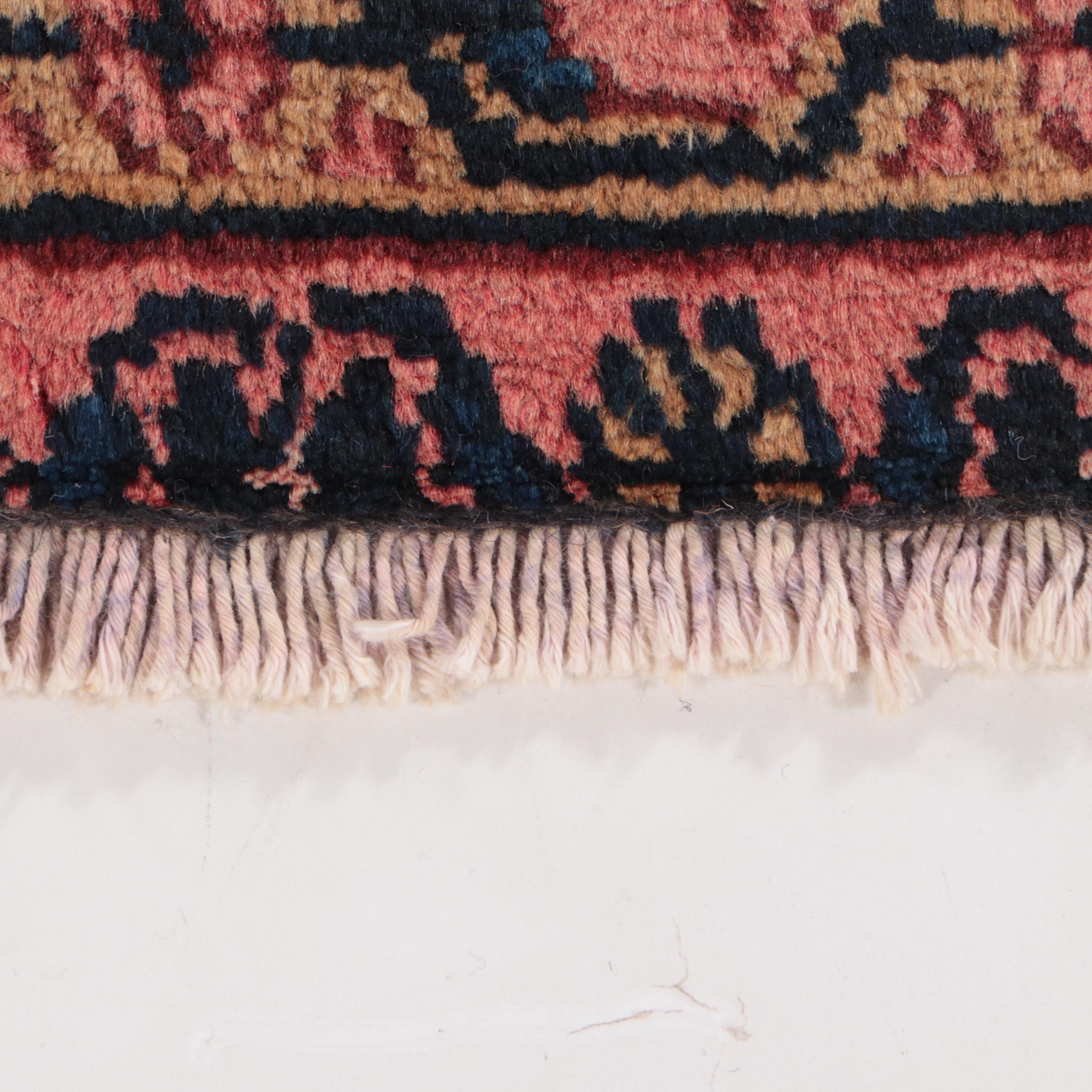 3'8 x 5'7 Hand-Knotted Persian Hamadan Area Rug