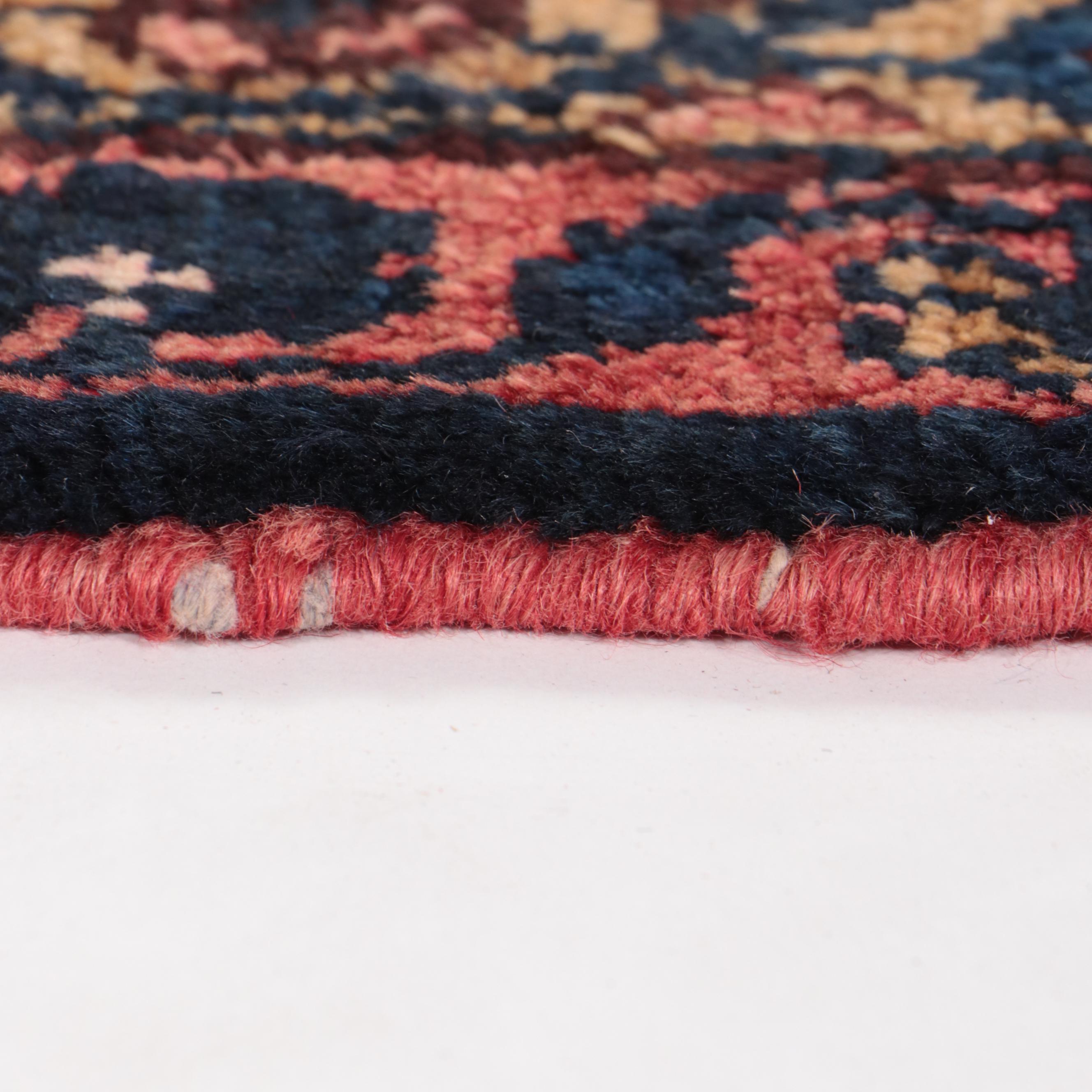 3'8 x 5'7 Hand-Knotted Persian Hamadan Area Rug