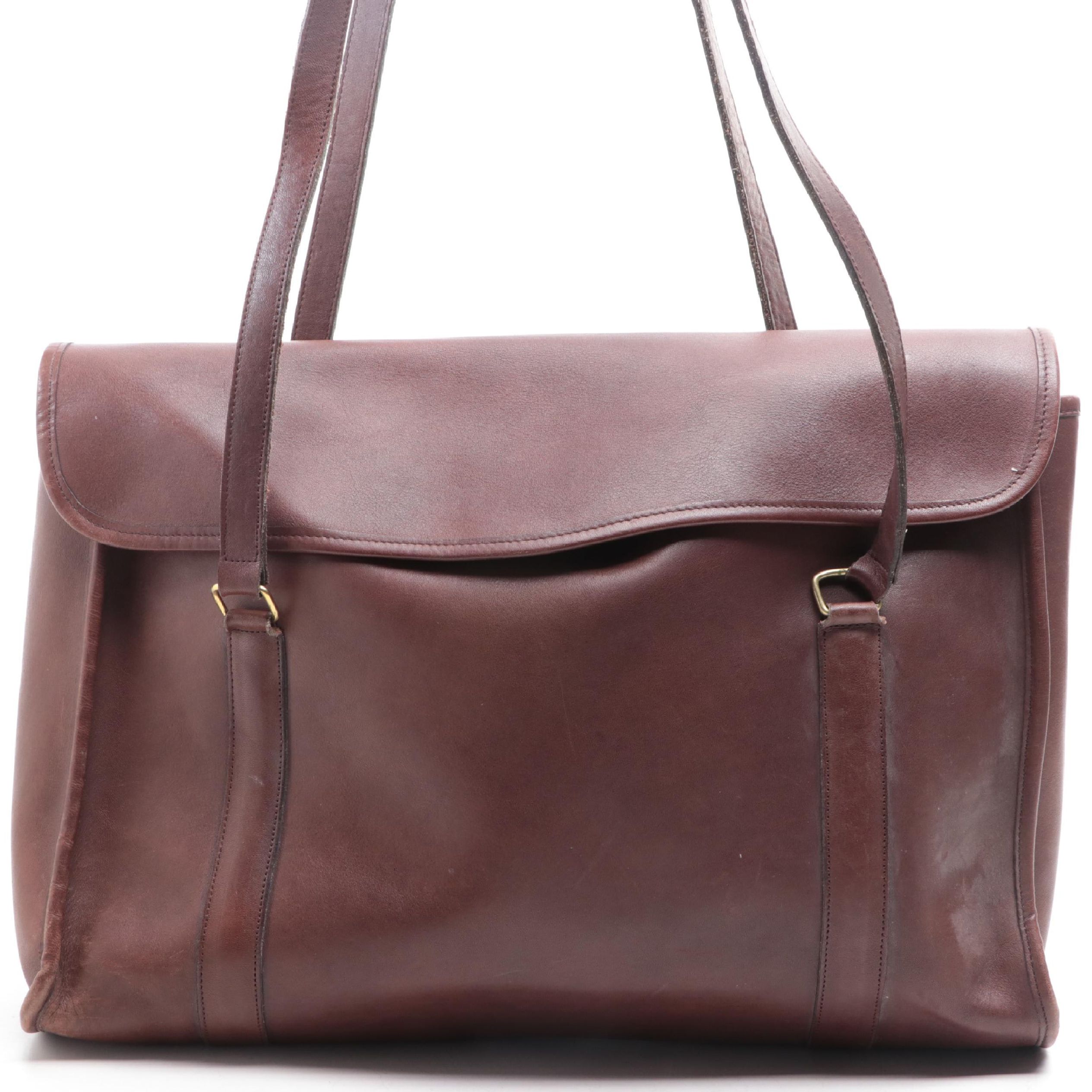 Coach Flap Front Shoulder Satchel in Glove Tanned Leather