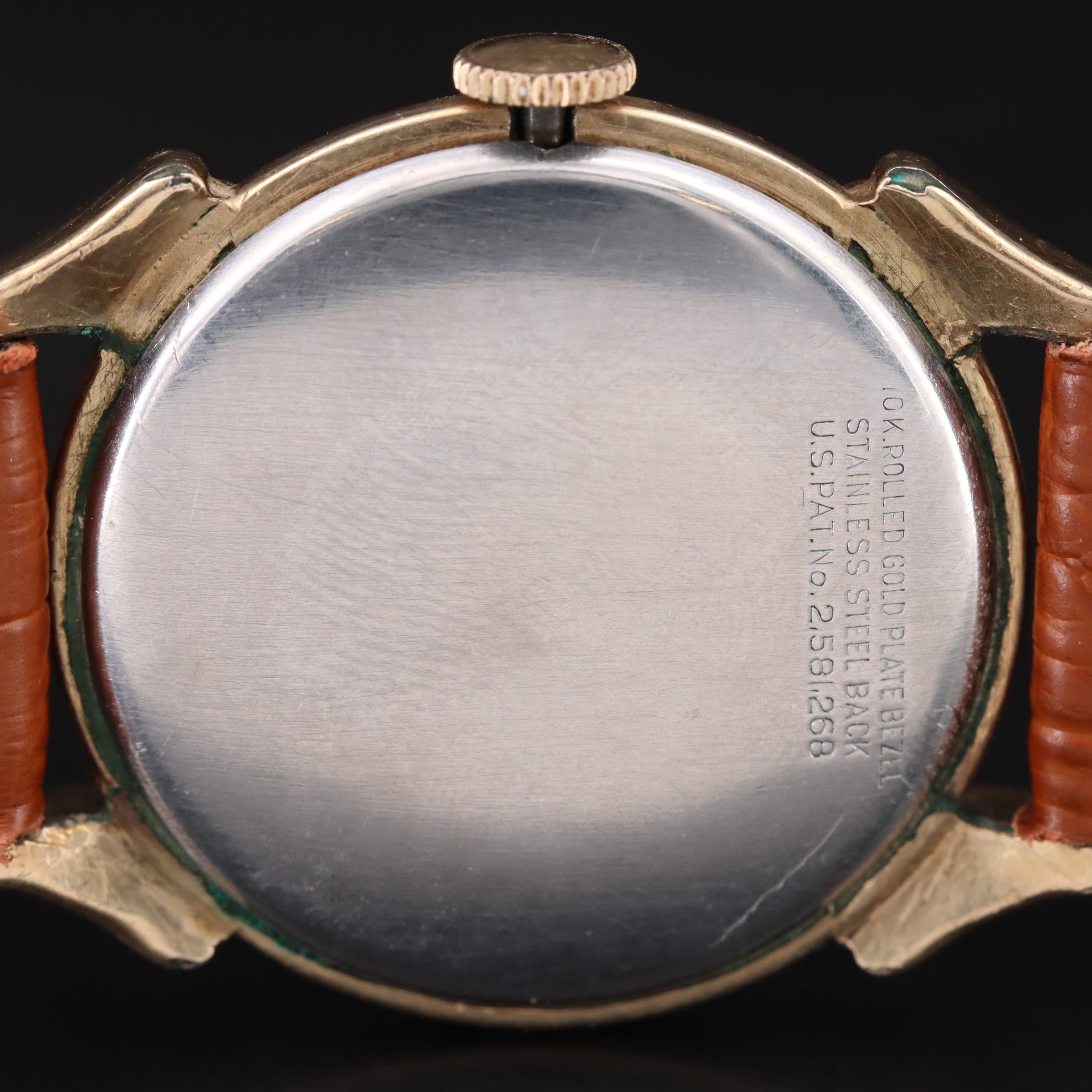 Vintage Benrus Day-Date Stem Wind Watch