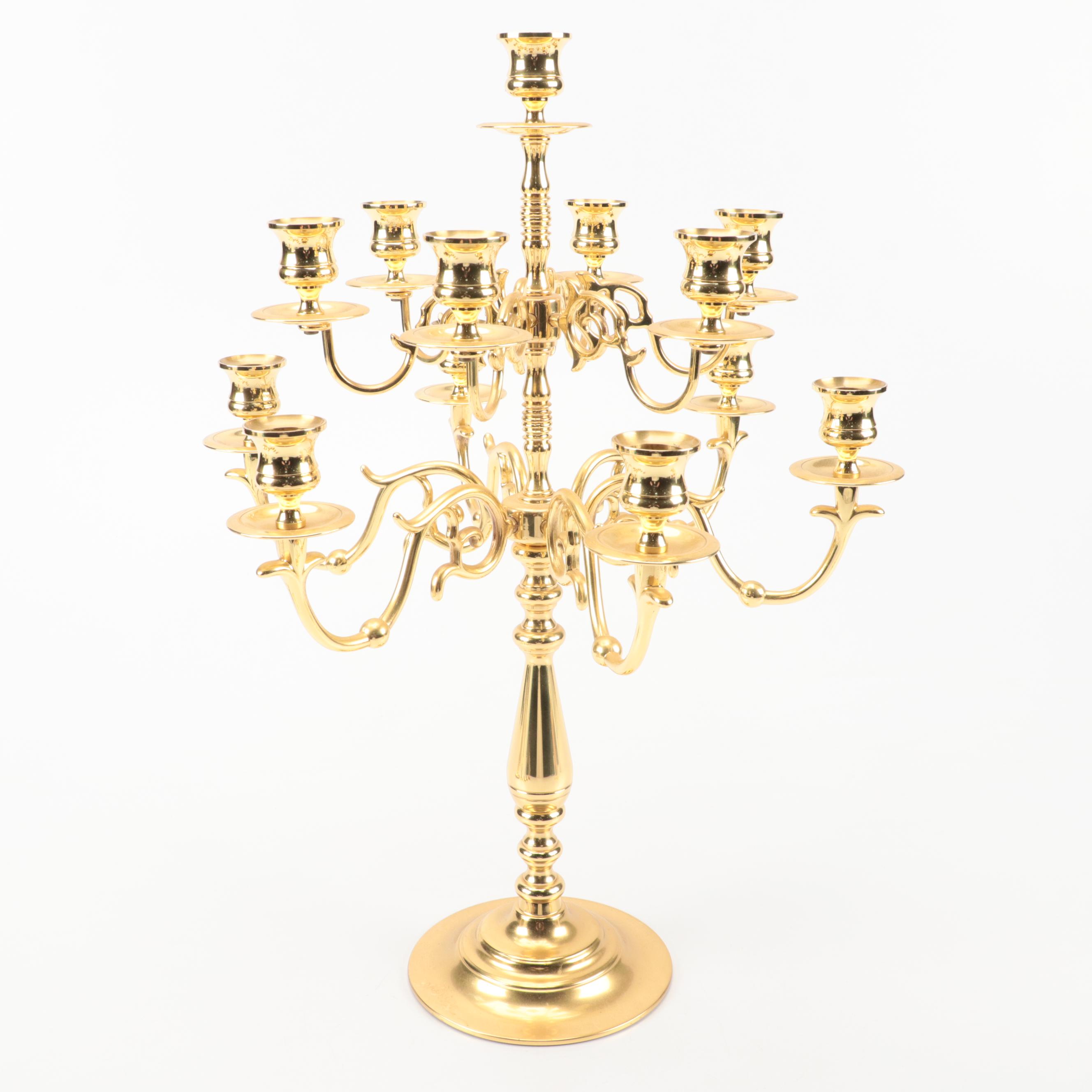 Baldwin Baroque Style Candelabra with Other Candle Holders and Sconces