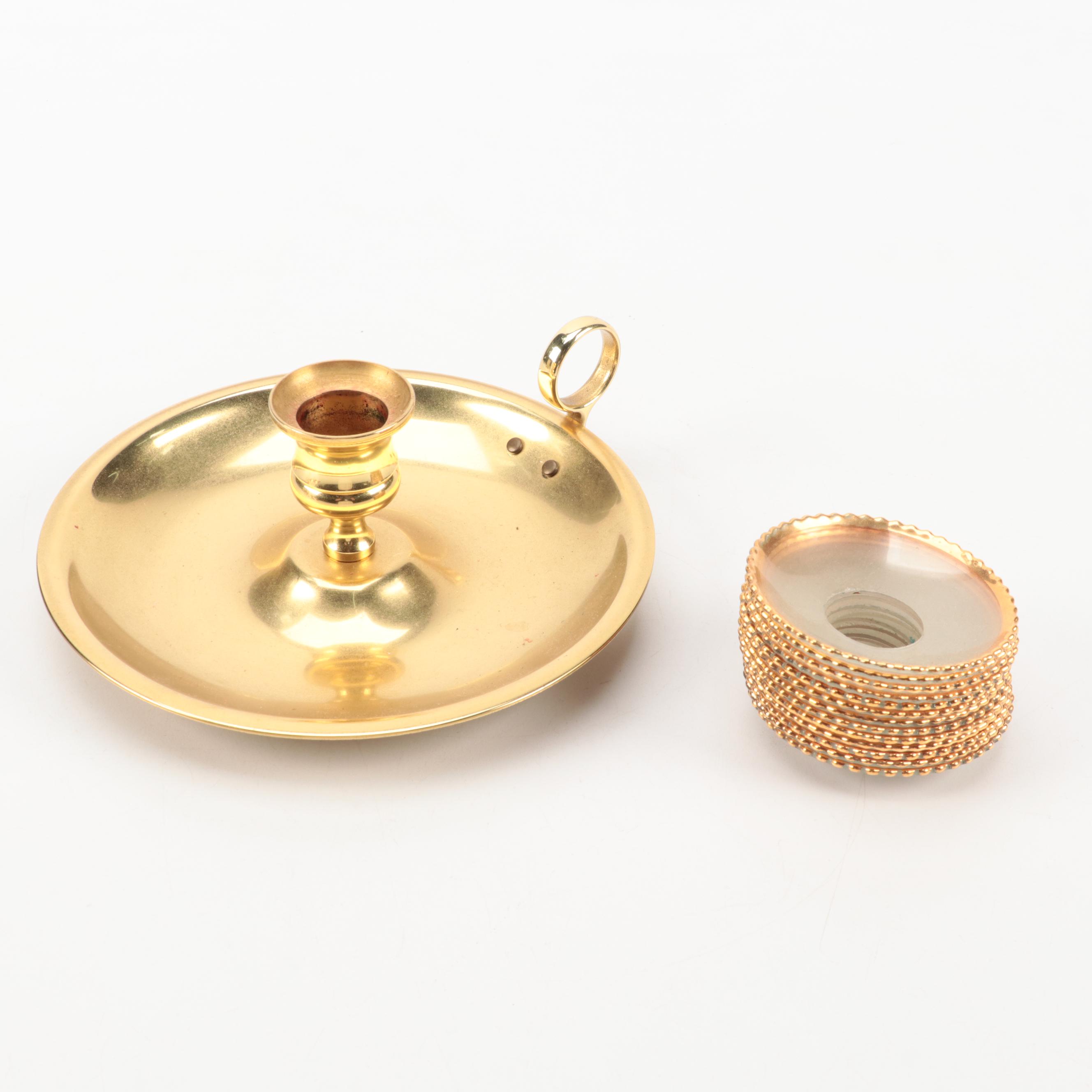 Baldwin Baroque Style Candelabra with Other Candle Holders and Sconces