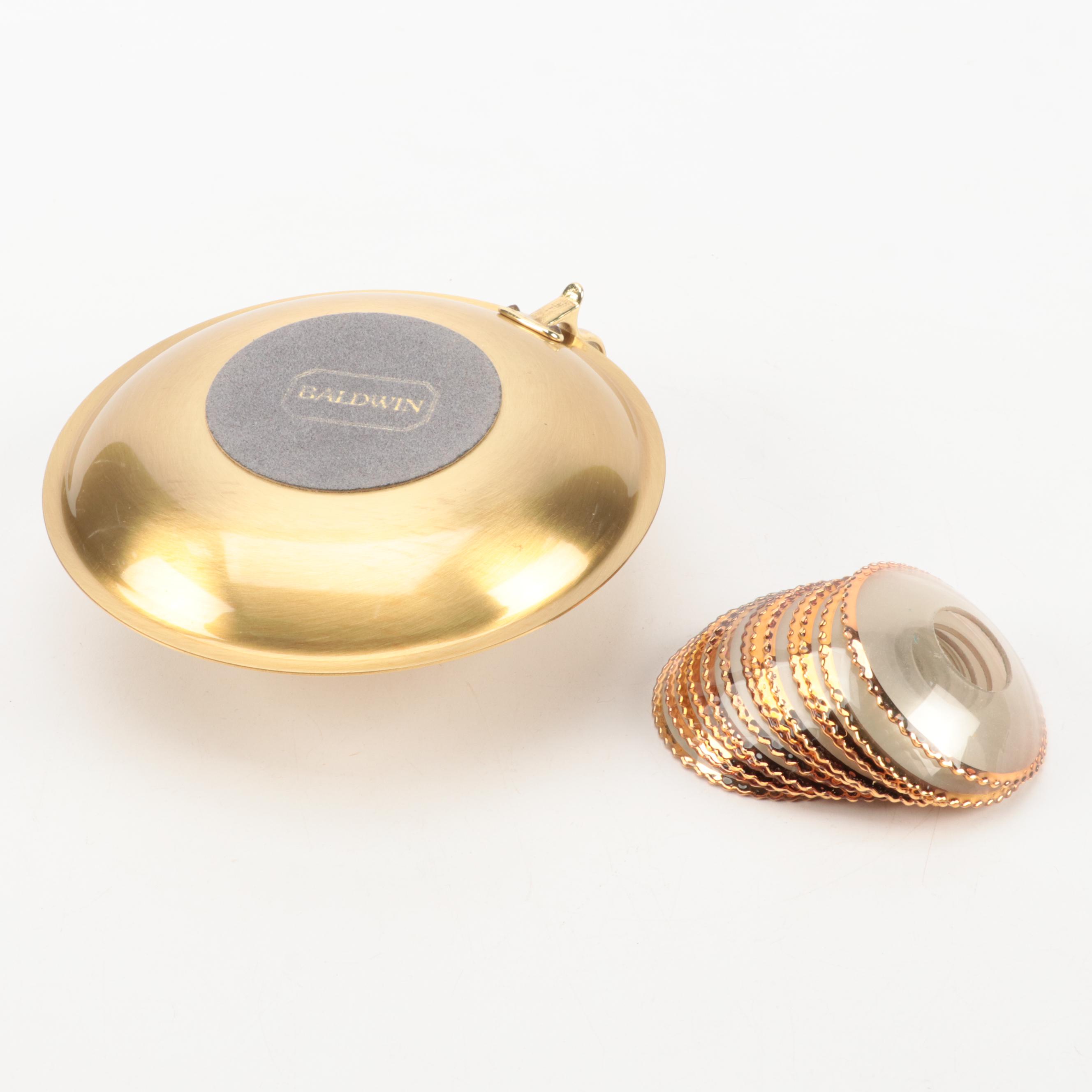 Baldwin Baroque Style Candelabra with Other Candle Holders and Sconces