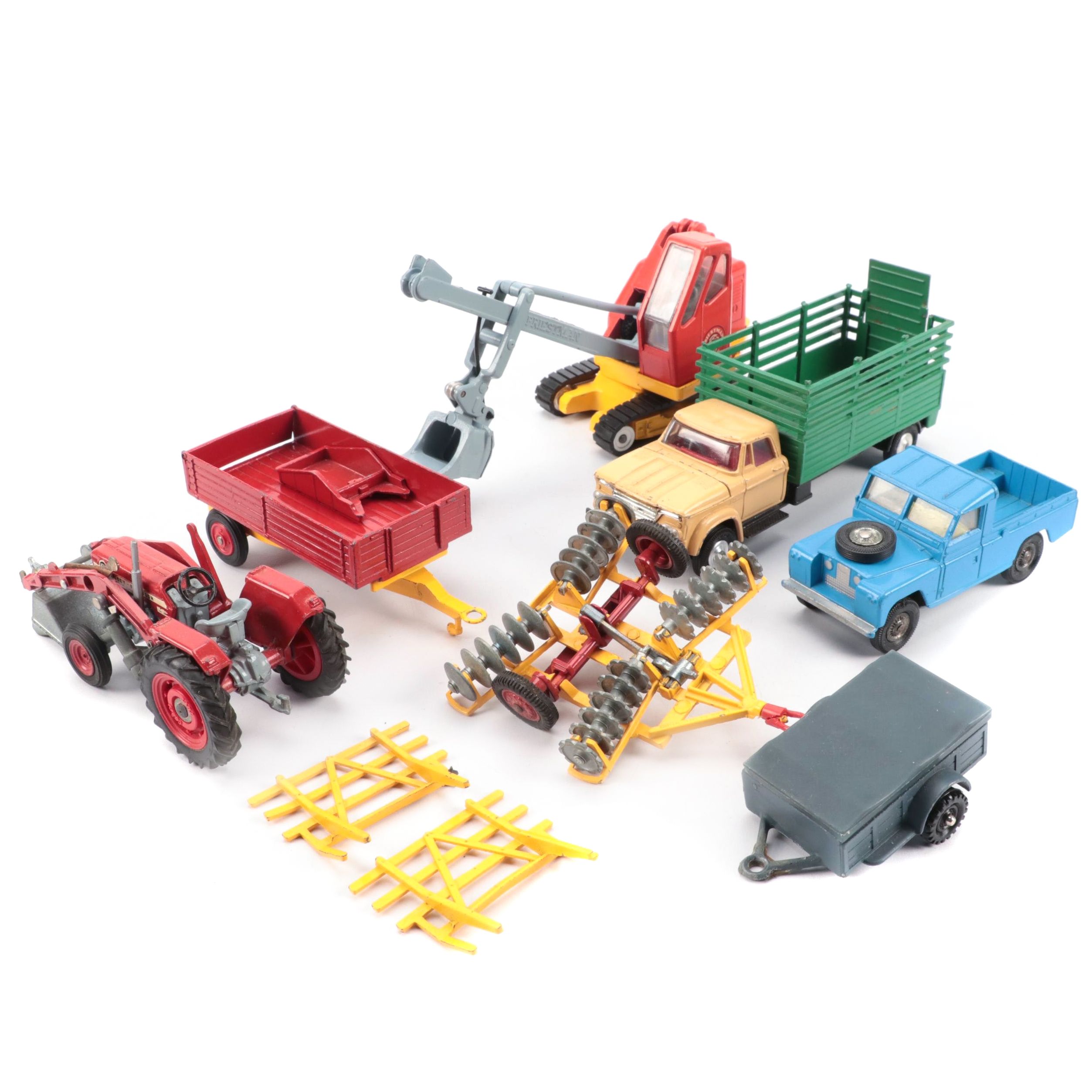 Corgi Doge Kew Fargo, Land Rover, Priestman and More, Mid to Late 20th Century