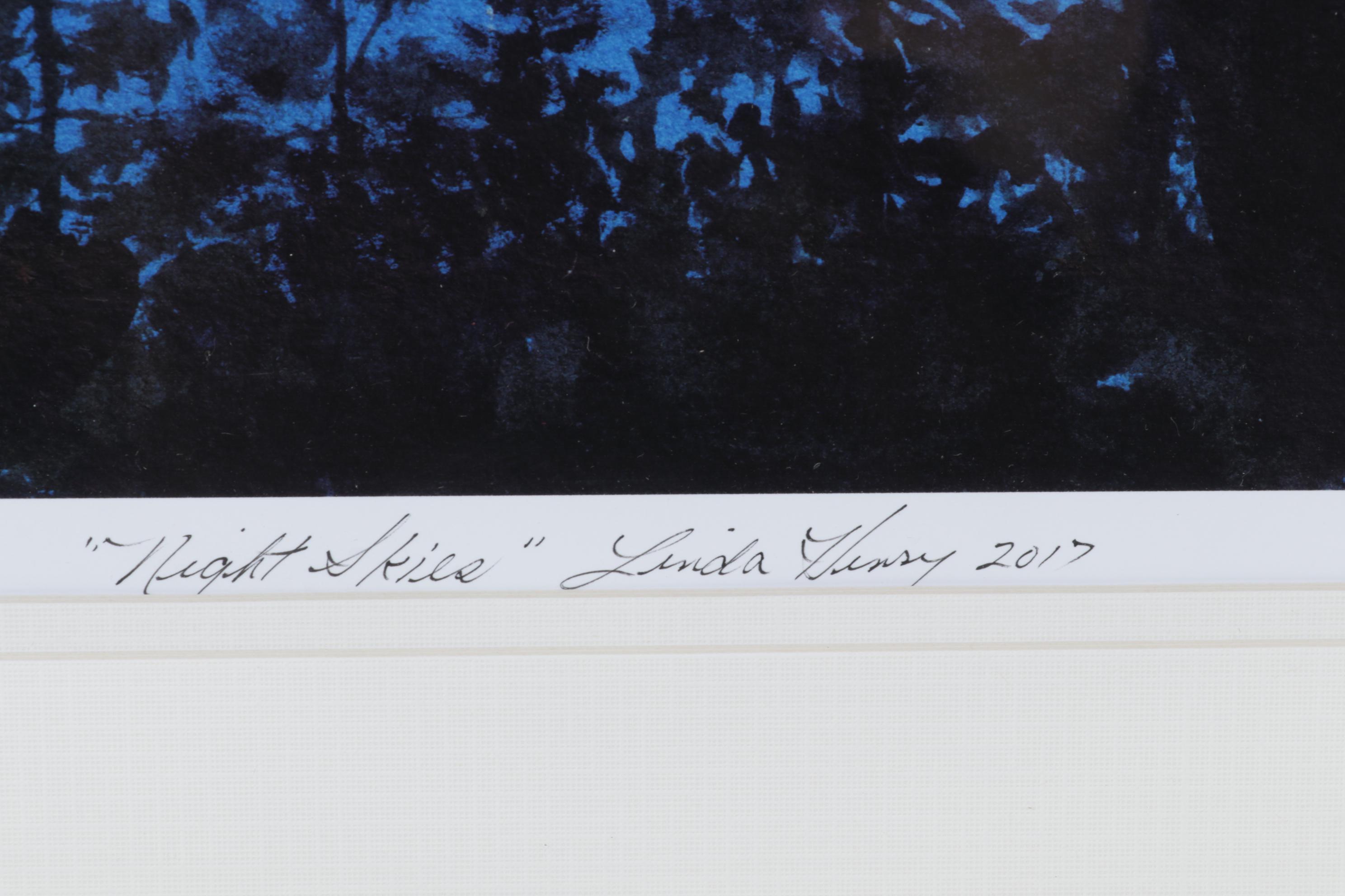 Linda Henry Landscape Giclées Including "Night Skies," 21st Century