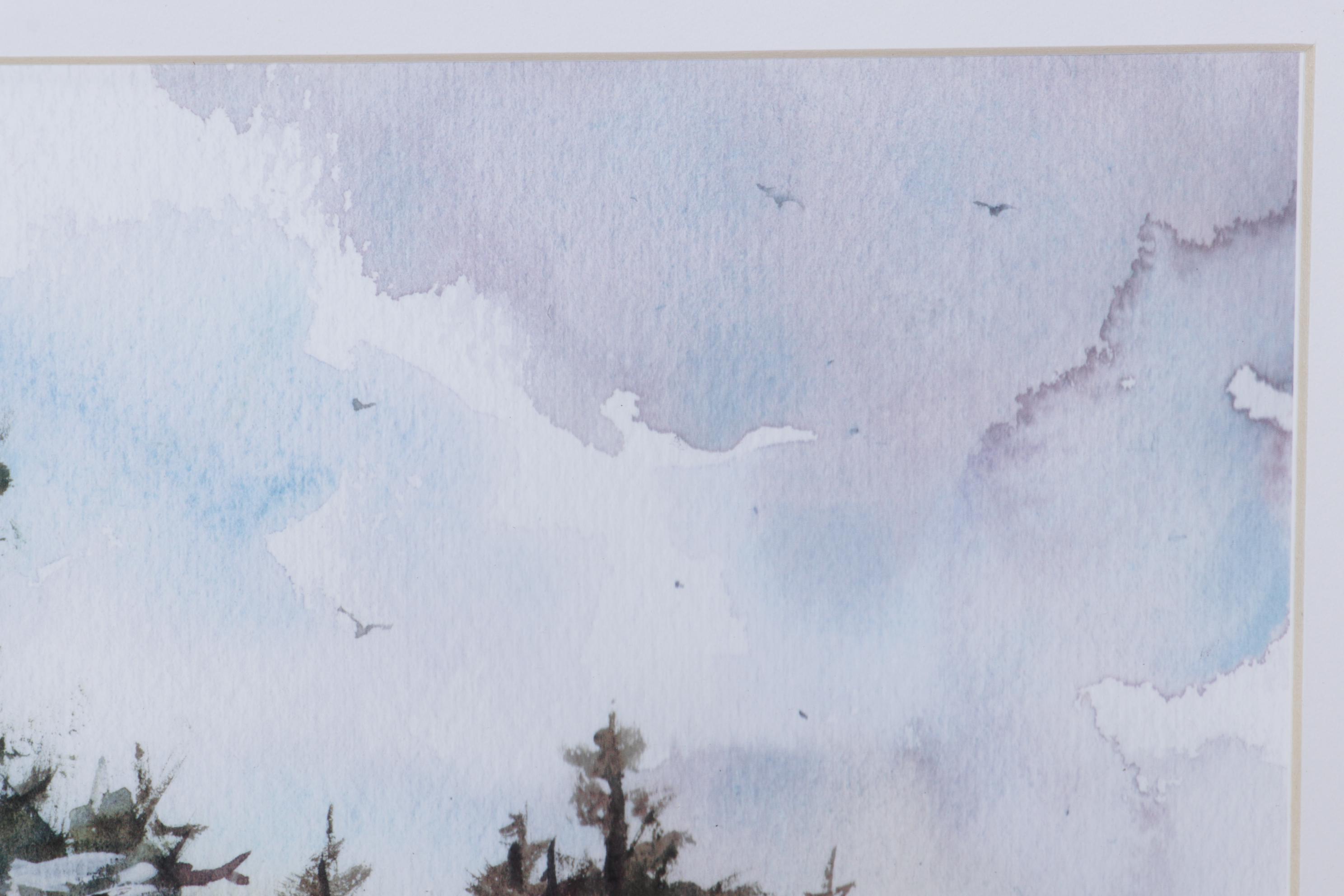 Linda Henry Landscape Giclées Including "Night Skies," 21st Century