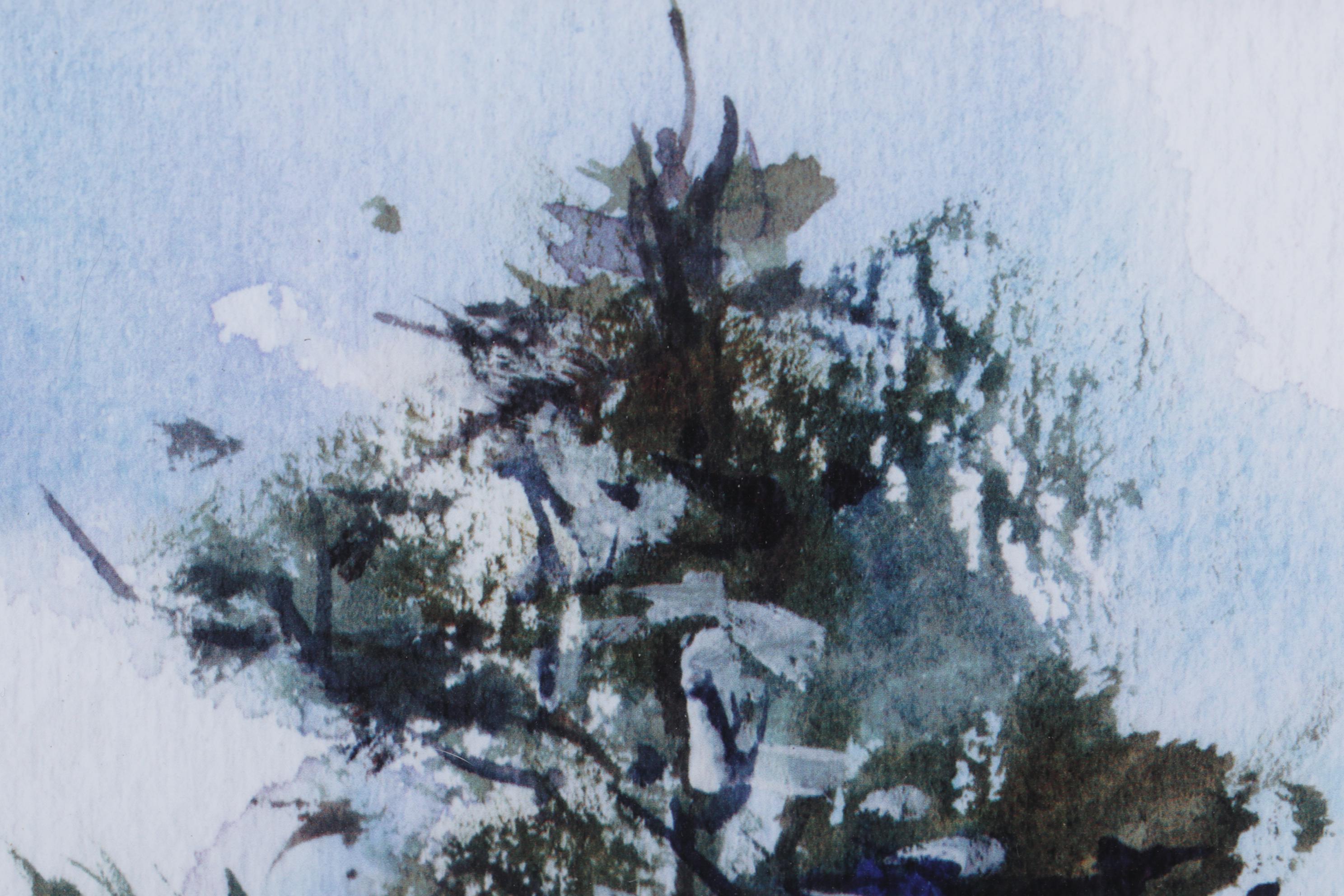 Linda Henry Landscape Giclées Including "Night Skies," 21st Century