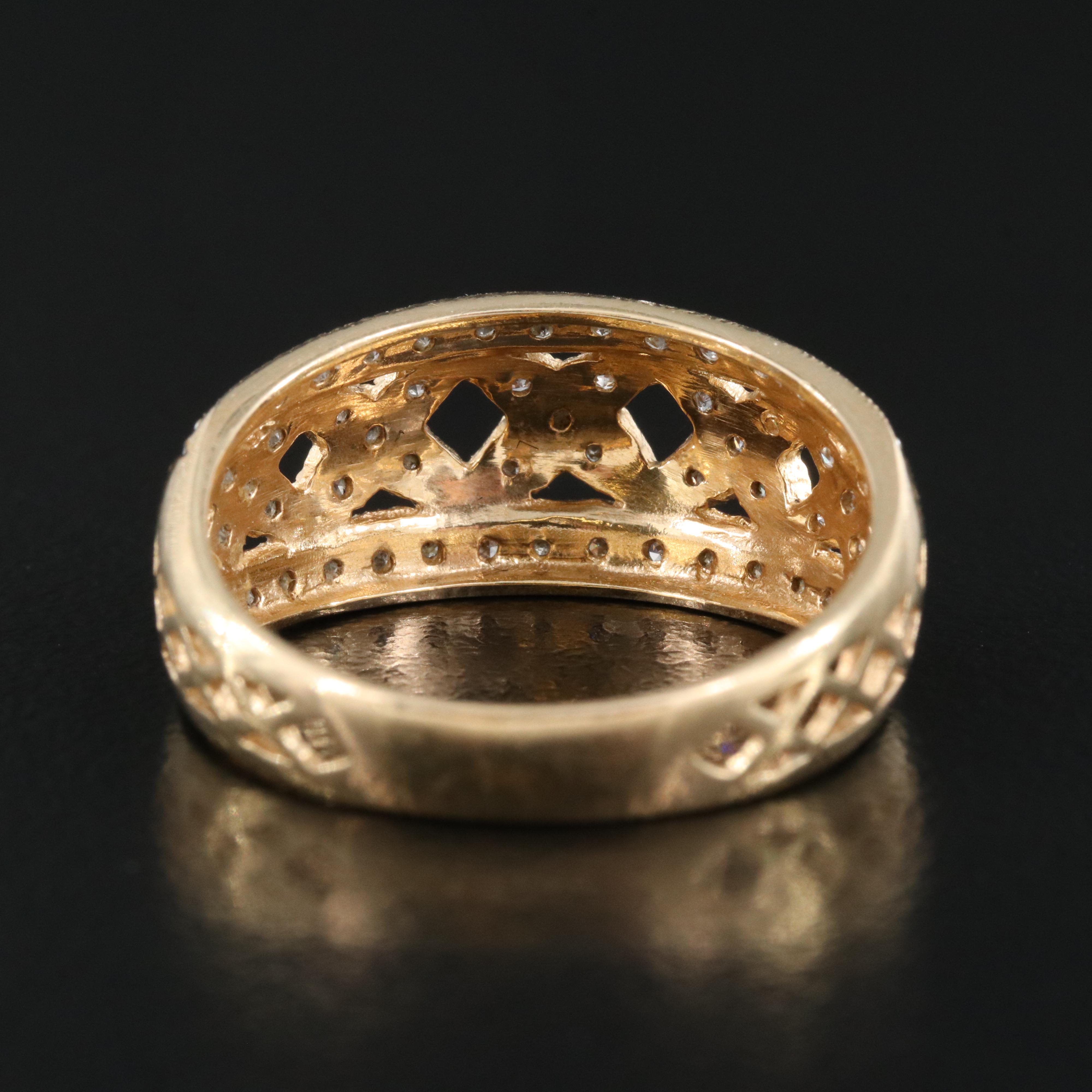 14K 0.16 CTW Diamond Band