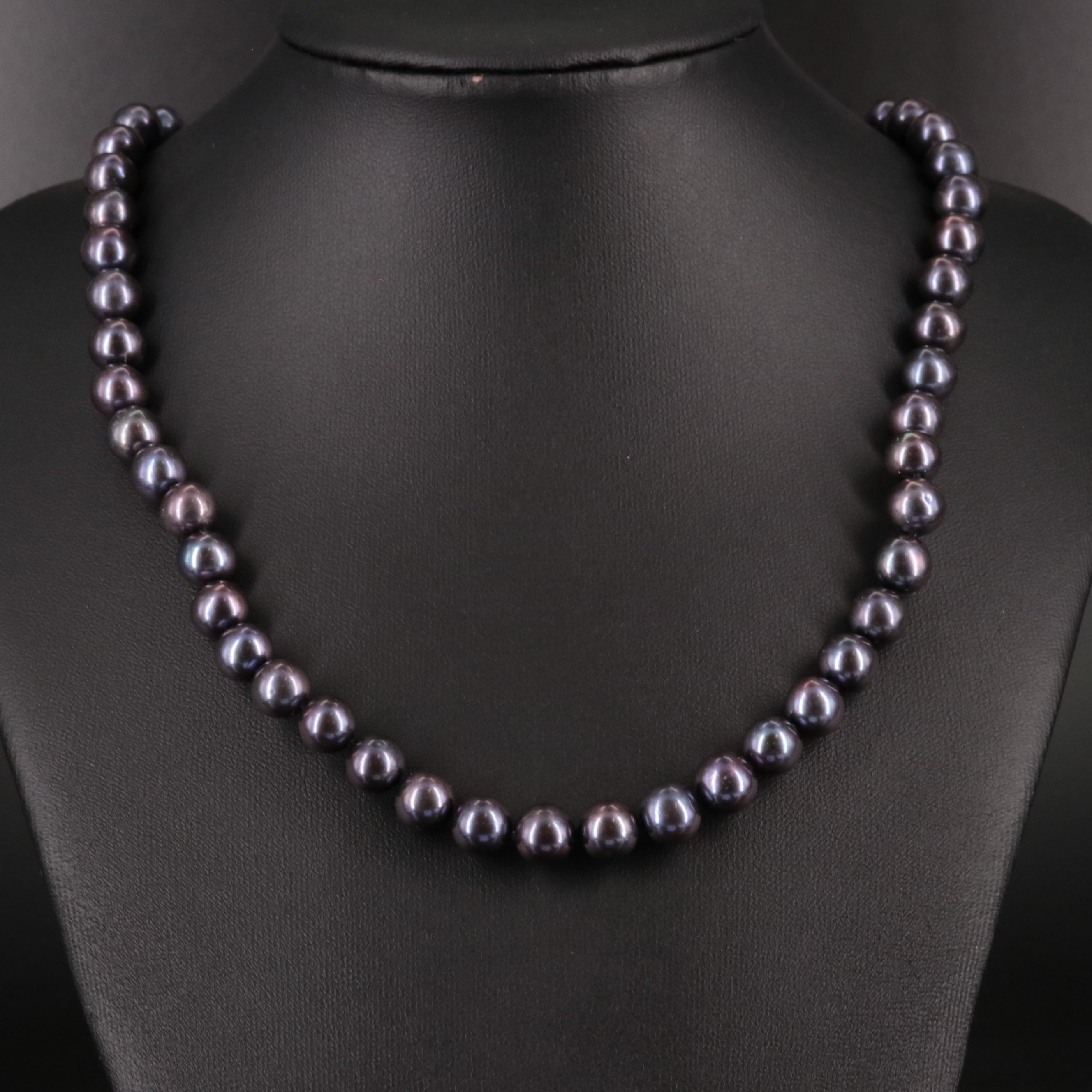 Pearl Necklace with 14K Clasp