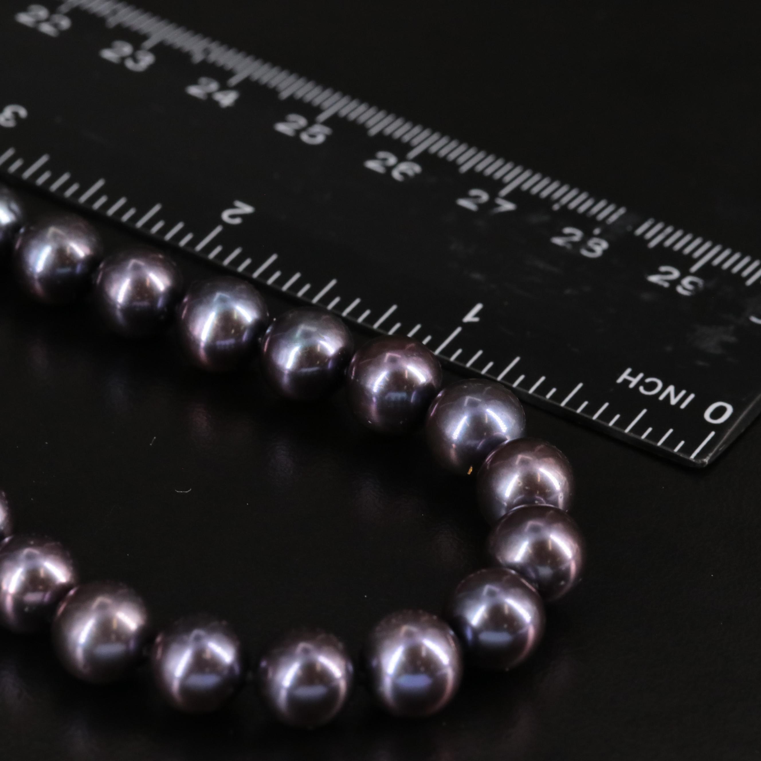 Pearl Necklace with 14K Clasp