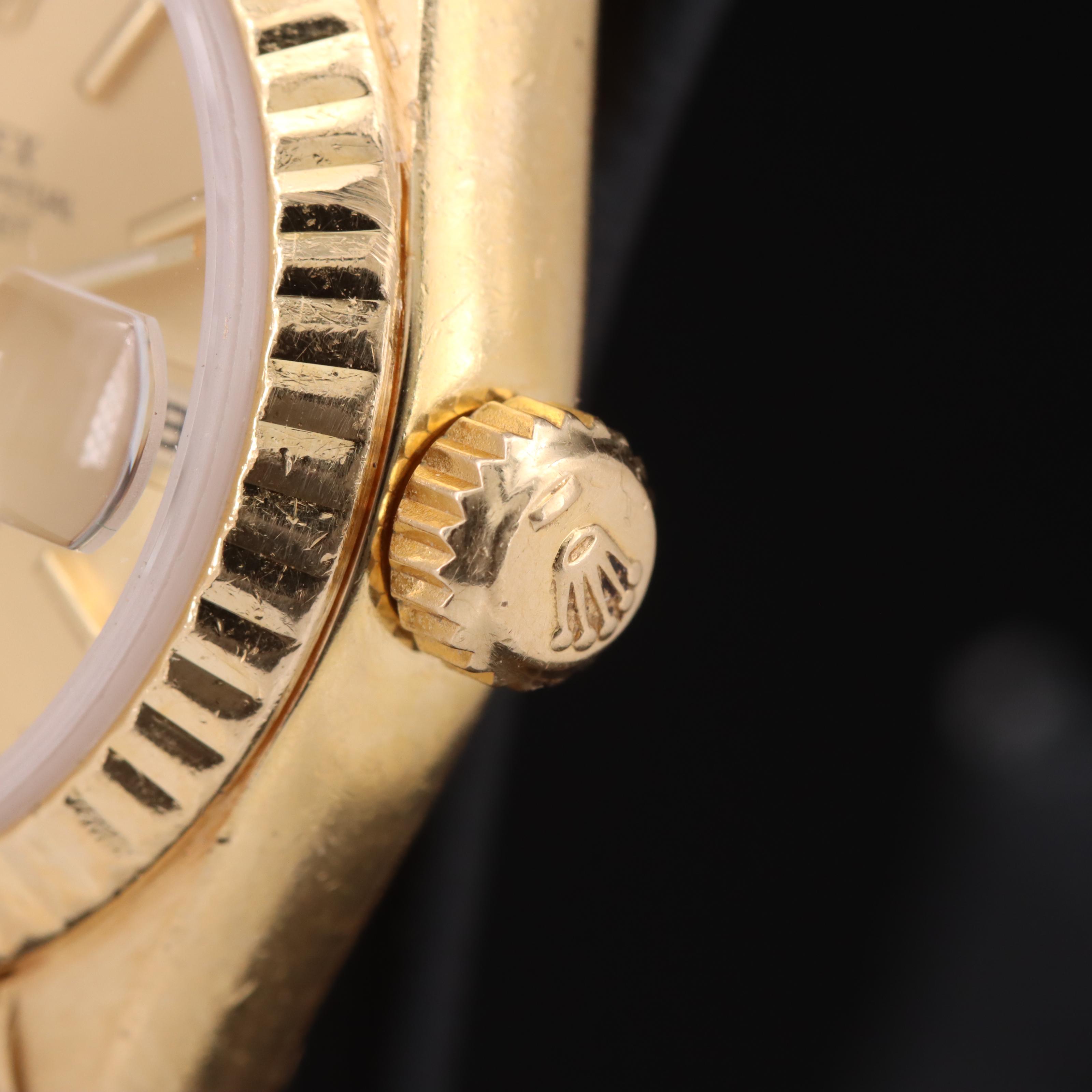1996 Rolex 18K Oyster Perpetual Datejust Watch