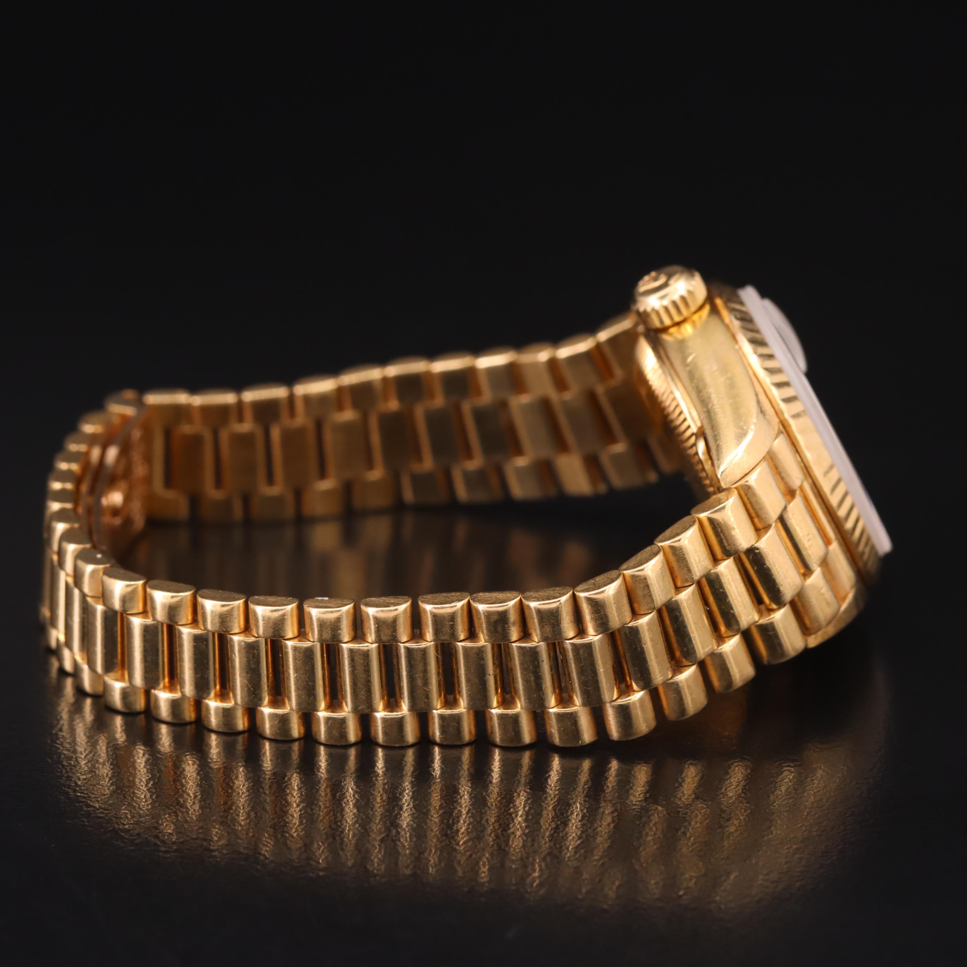 1996 Rolex 18K Oyster Perpetual Datejust Watch