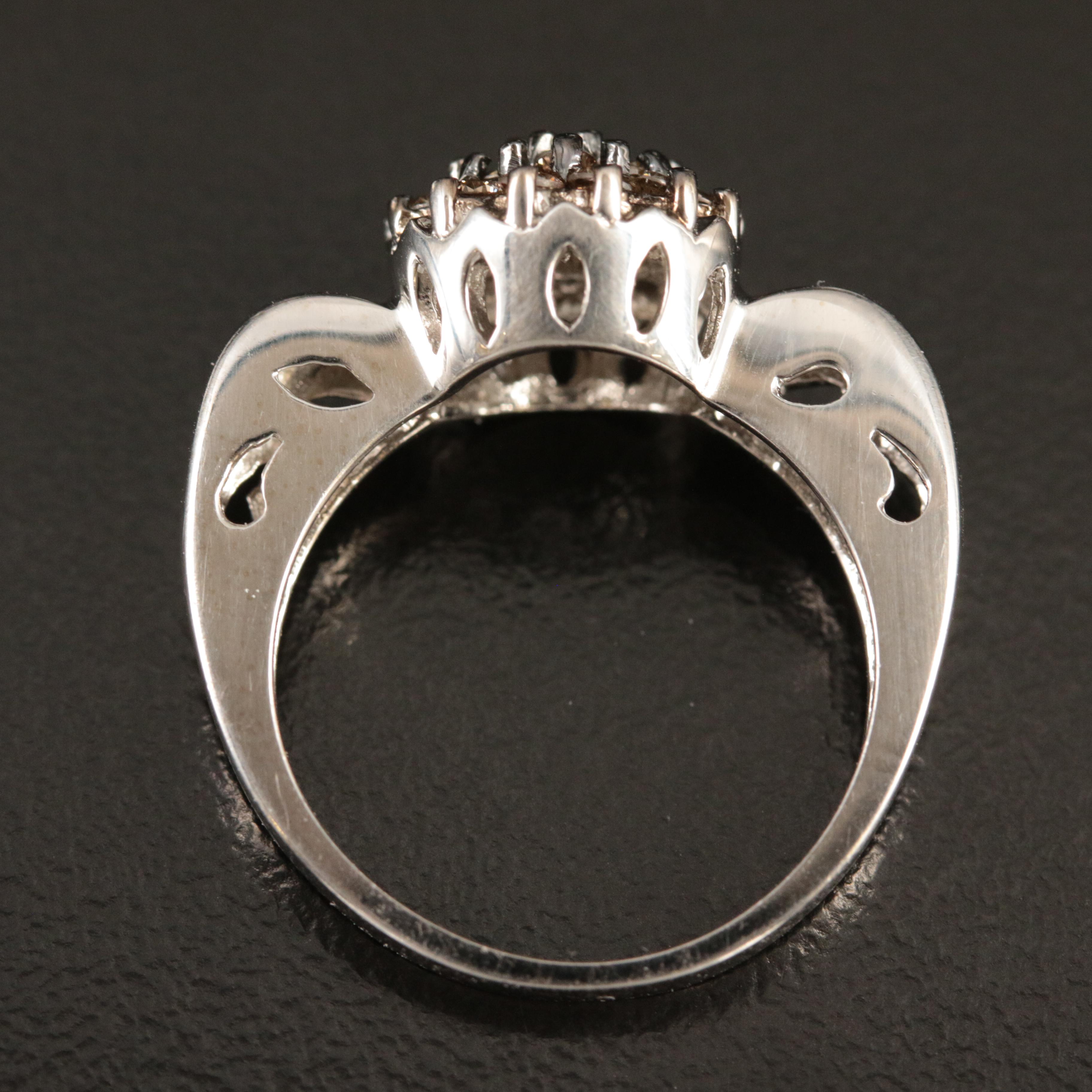 John C. Rinker 14K 0.48 CTW Diamond Cluster Ring