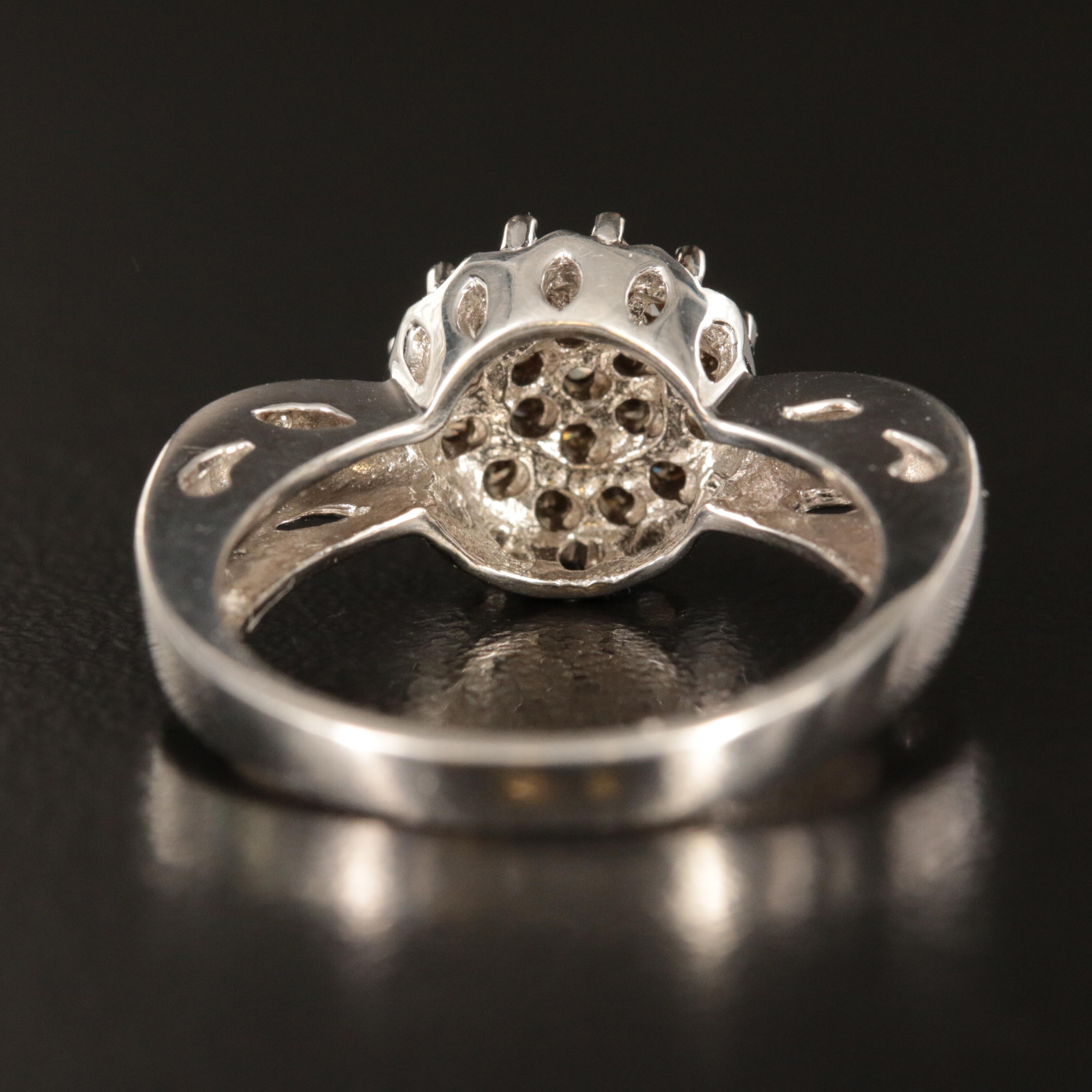 John C. Rinker 14K 0.48 CTW Diamond Cluster Ring