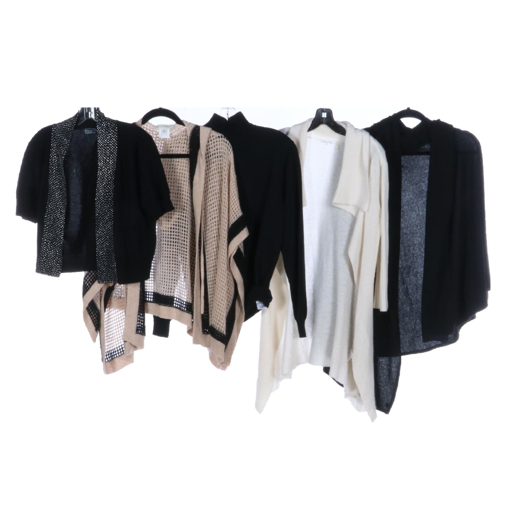 Magaschoni Cashmere S/S Cardigan, Minnie Rose, White + Warren Cashmere Cardigans