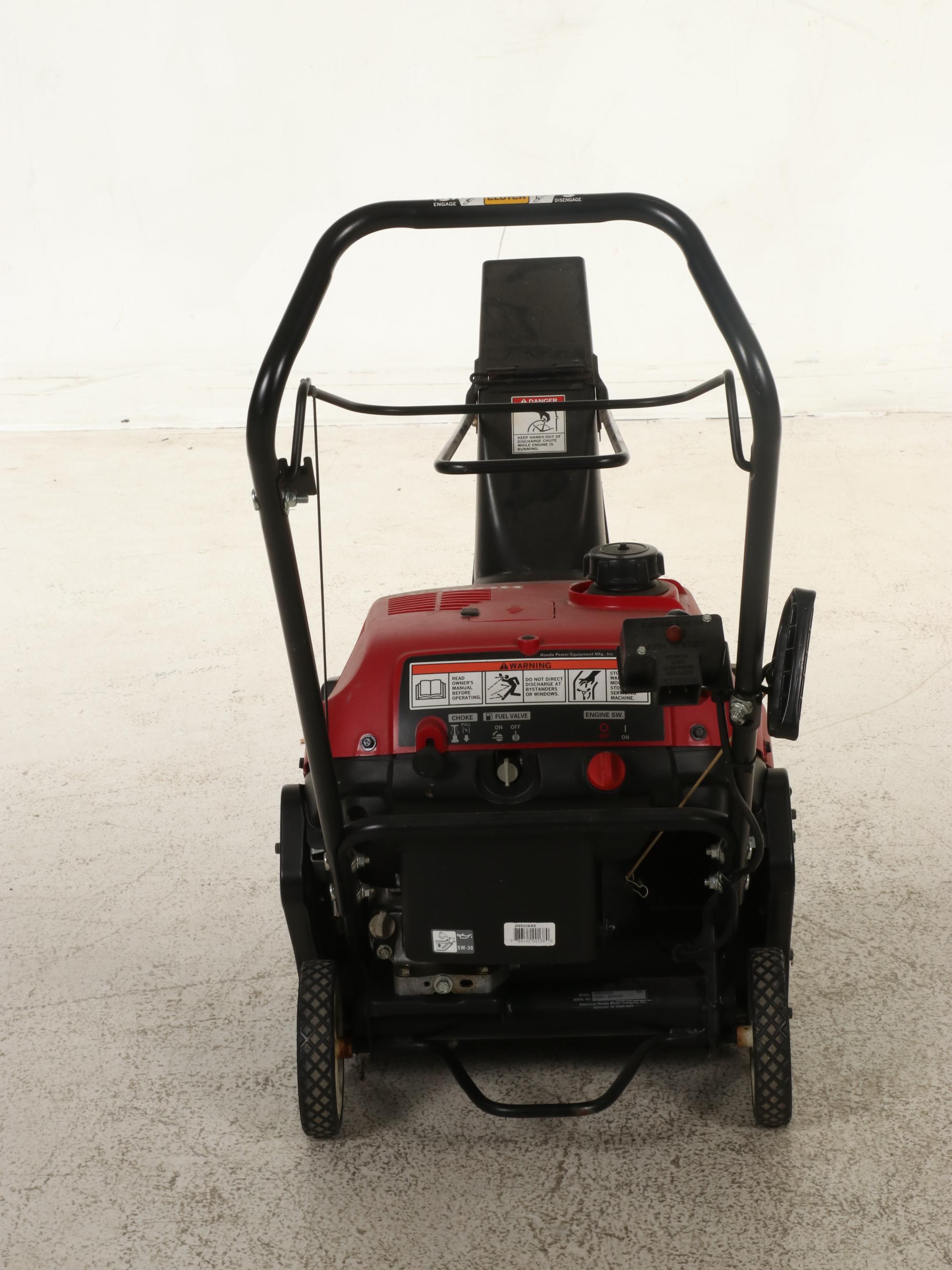 Honda HS520 Single-Stage Snow Blower