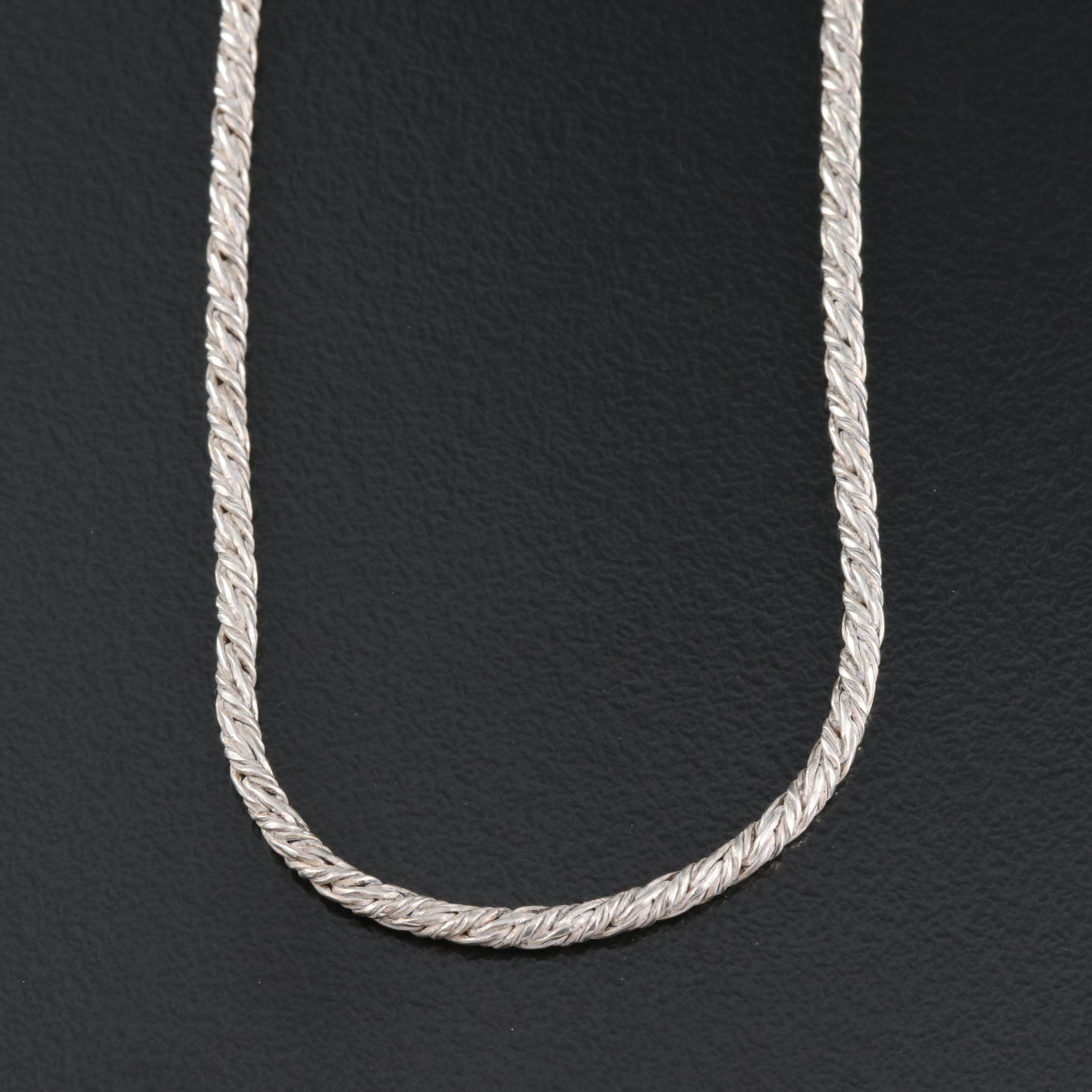 Sterling Fancy Link Chain