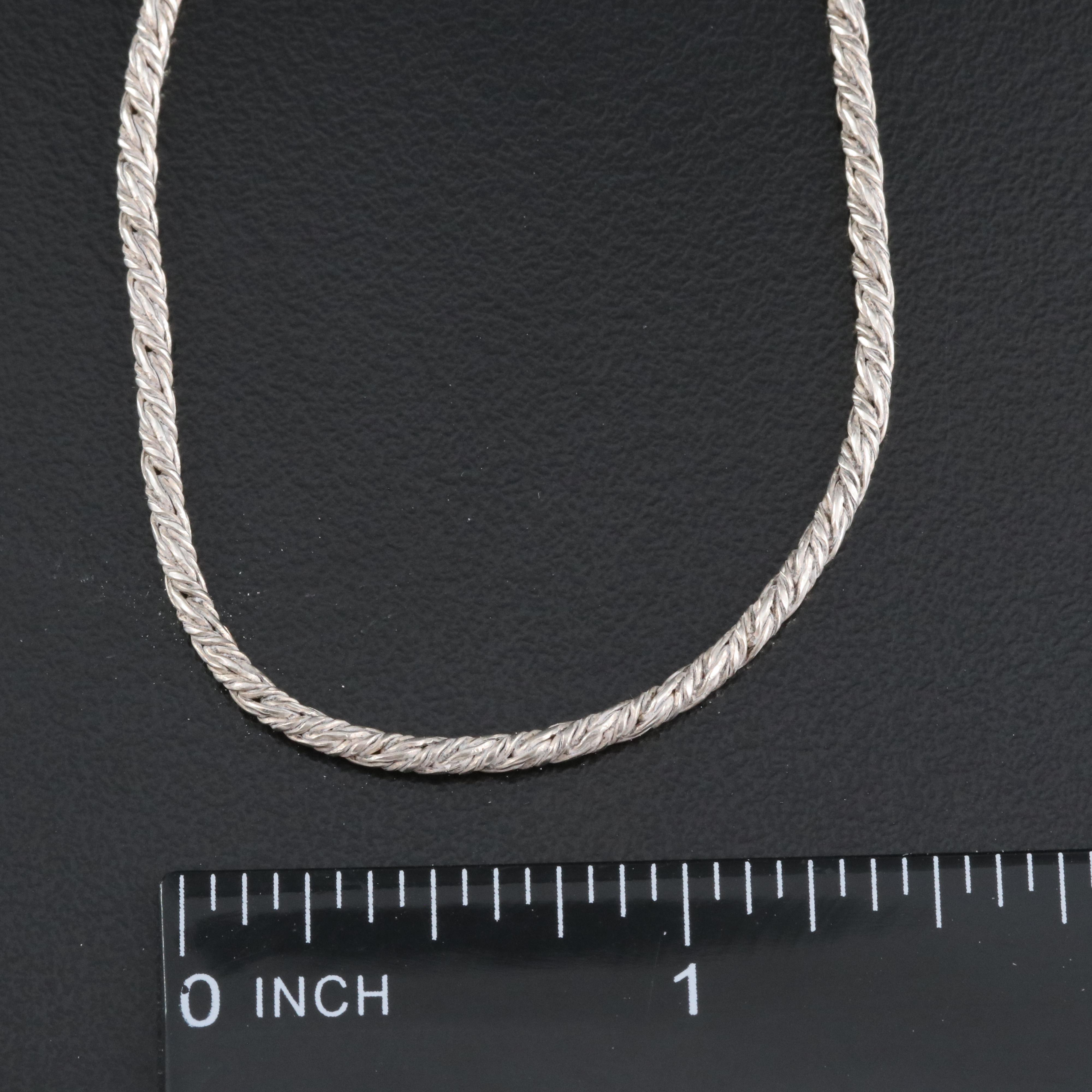 Sterling Fancy Link Chain