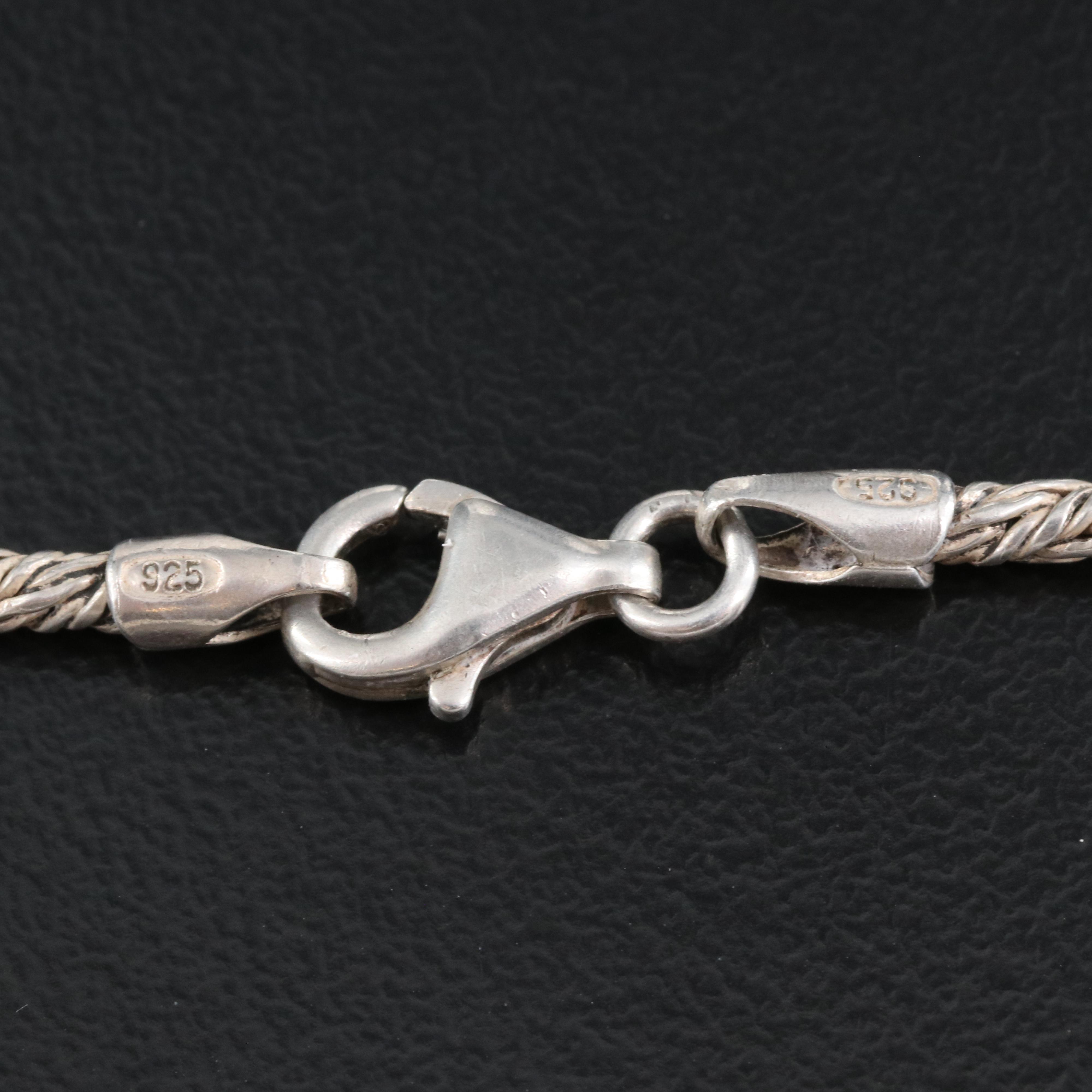 Sterling Fancy Link Chain